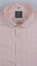 Pink Windowpane Check Shirt
