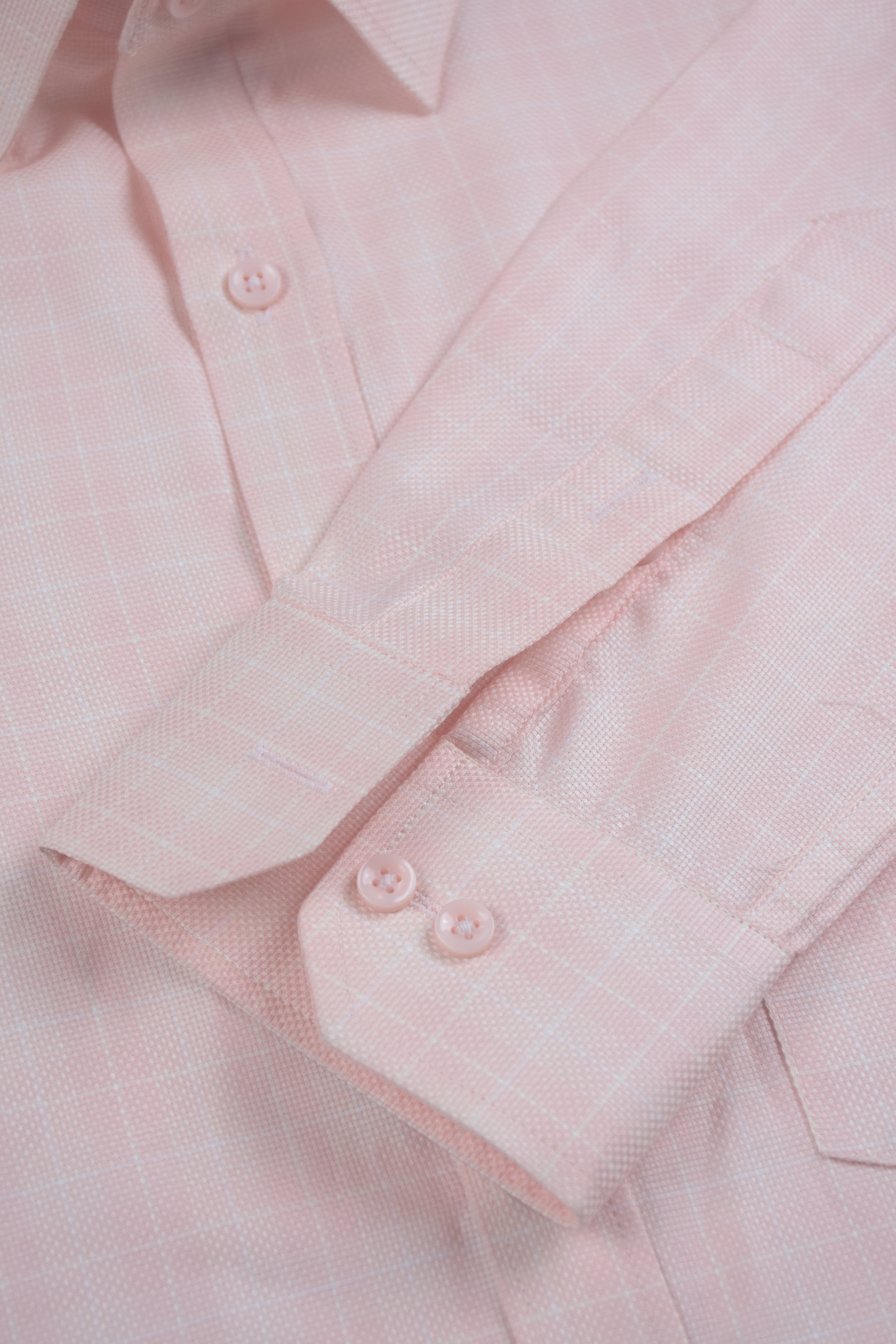 Pink Windowpane Check Shirt