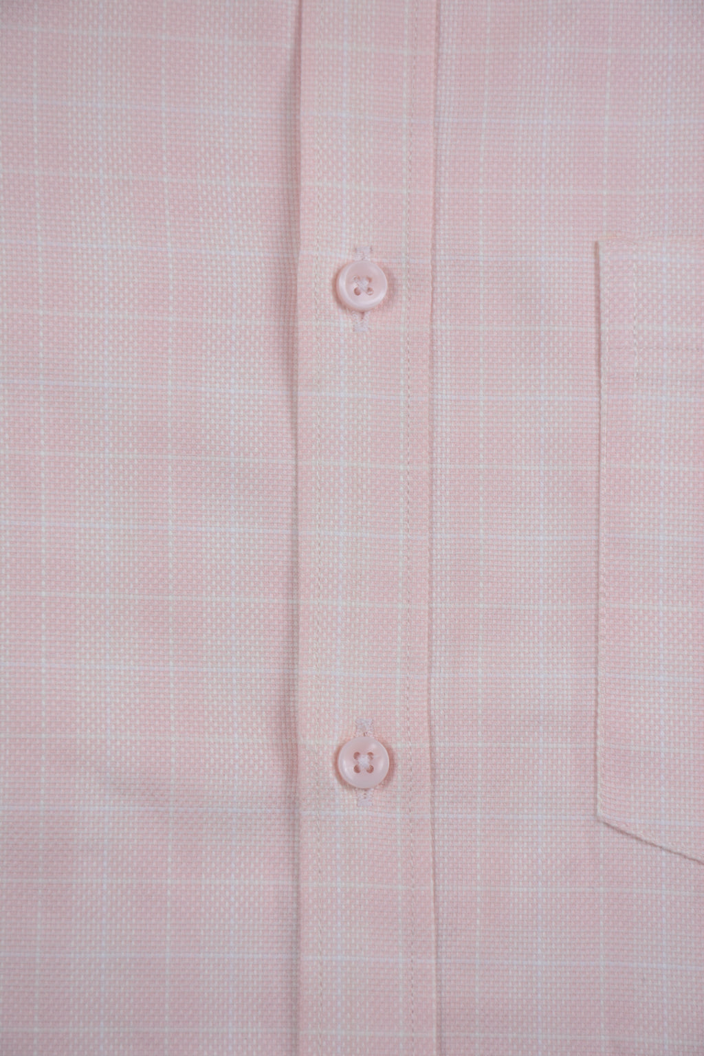 Pink Windowpane Check Shirt