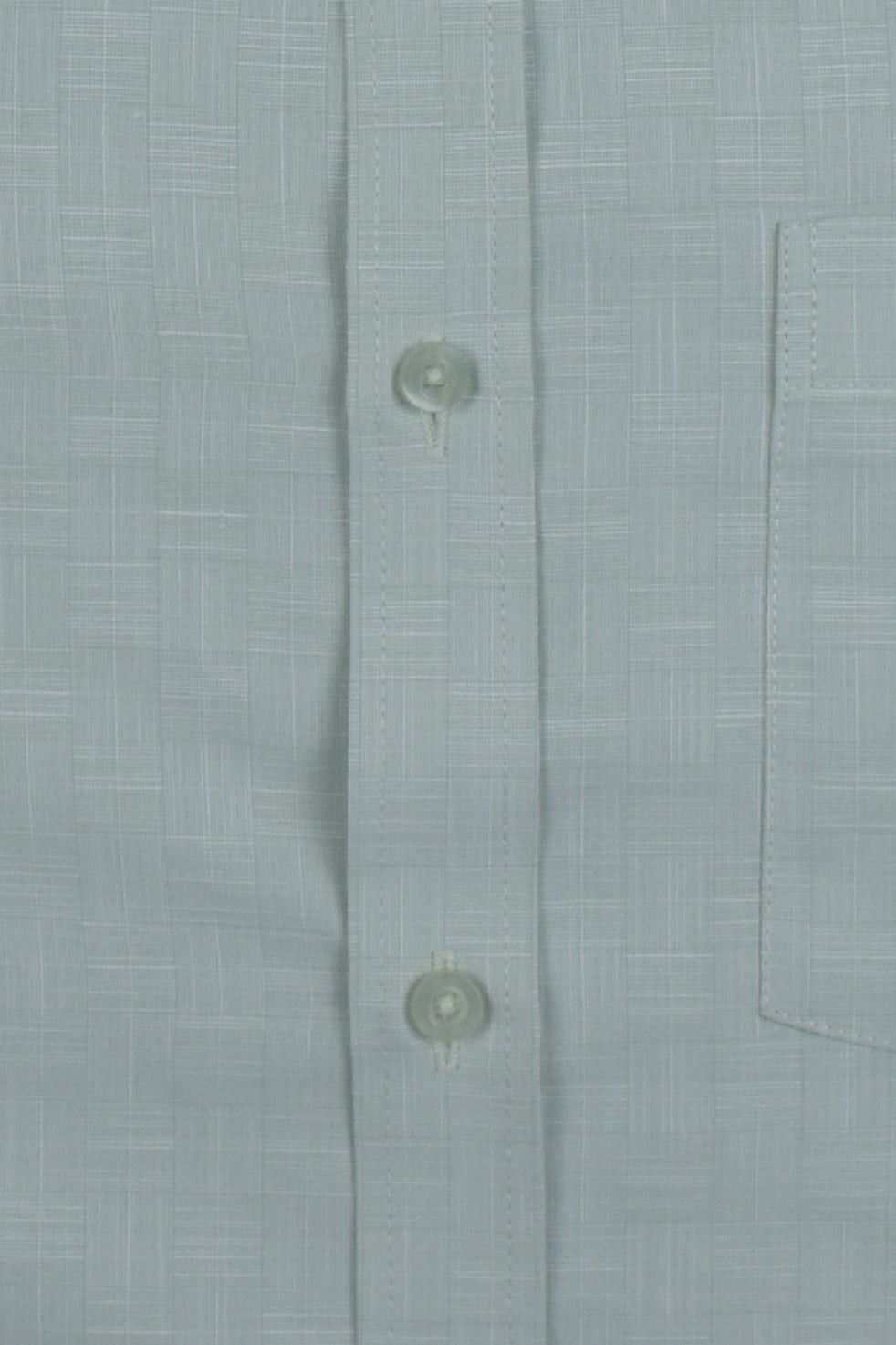 Premium Blend White/Pale Green Check Shirt