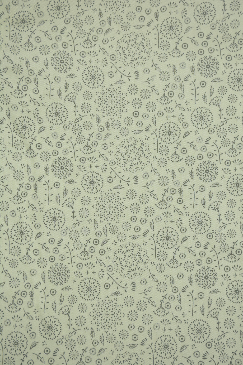Ornamental Micro-Print Light Green Shirt