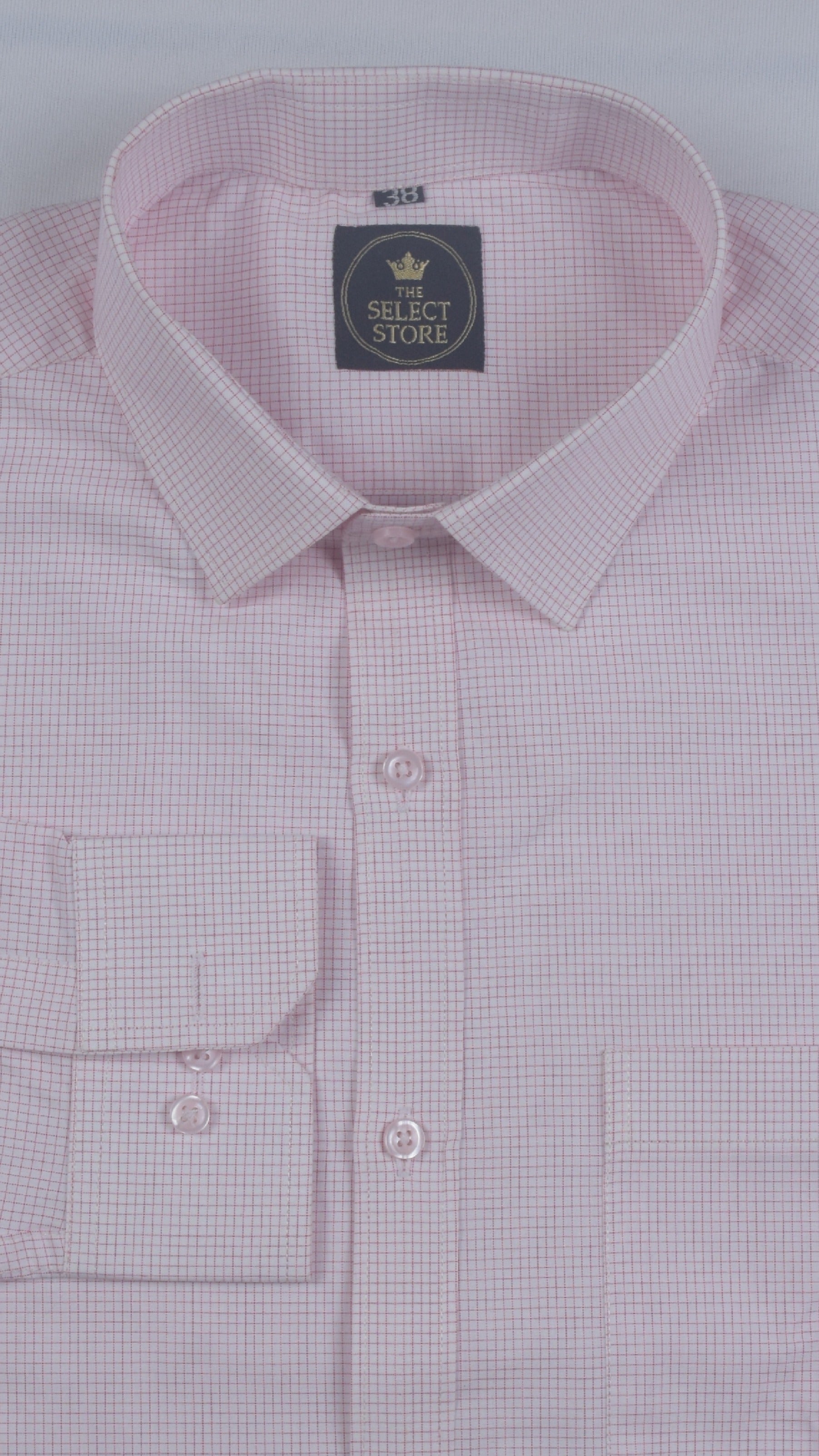 Pink Micro-Check Shirt