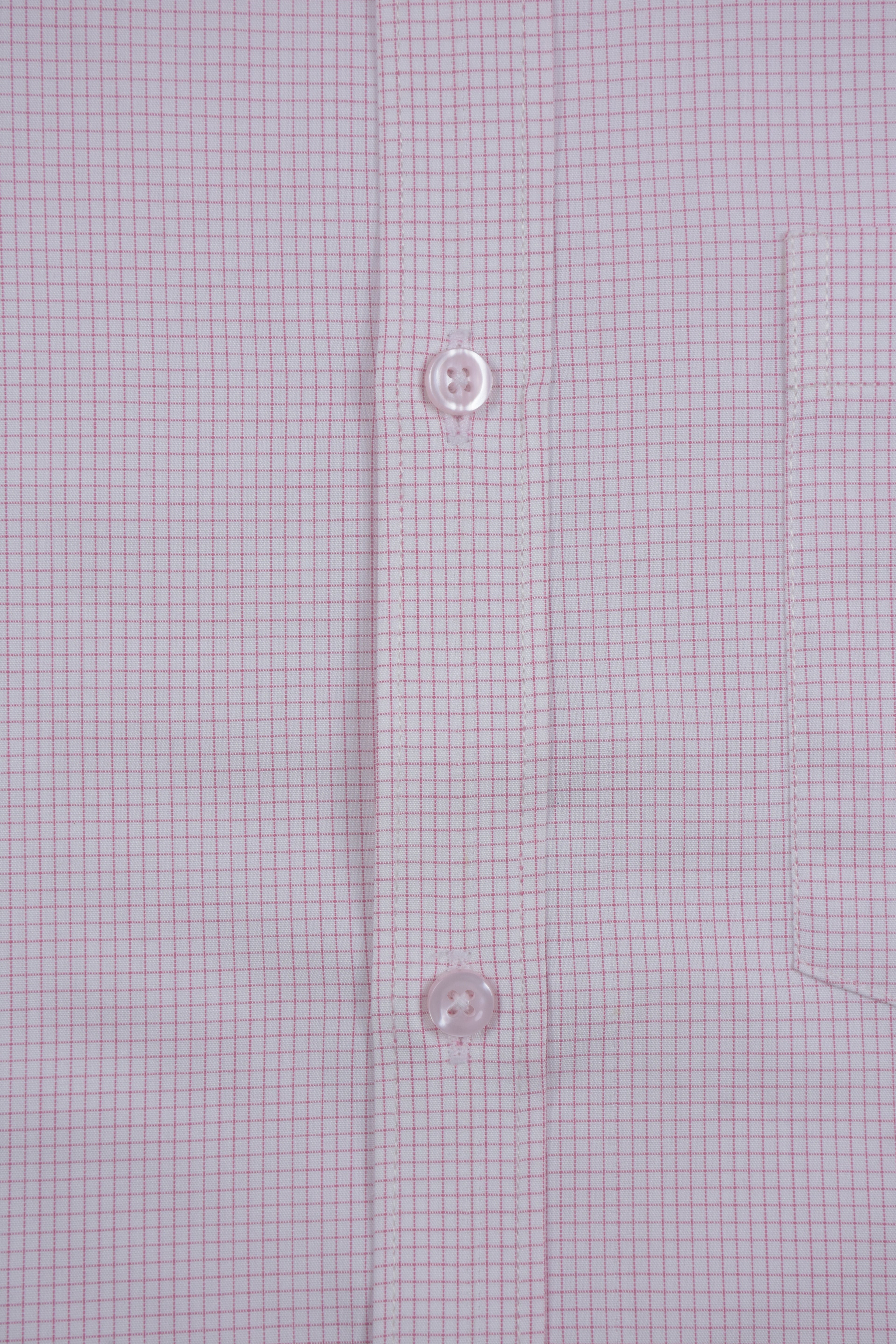Pink Micro-Check Shirt