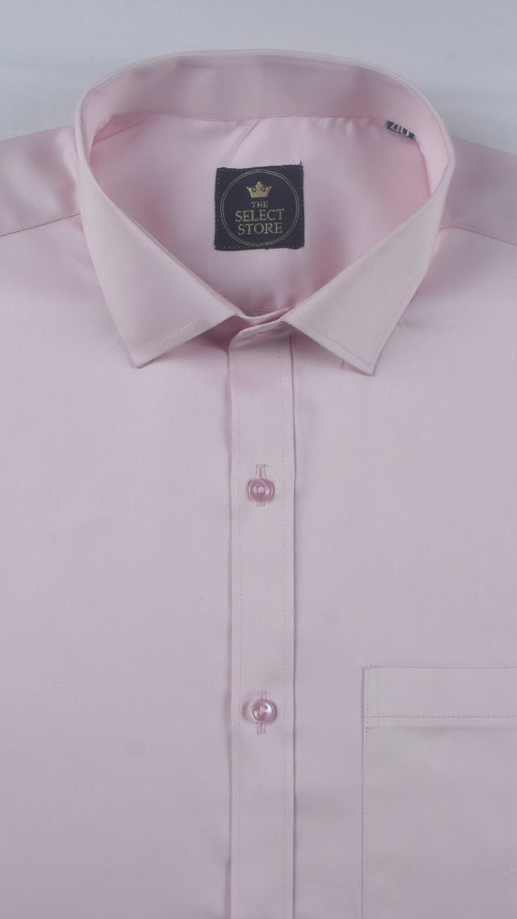 Solid Light Pink Luxury Cotton Premium Shirt