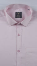 Solid Light Pink Luxury Cotton Premium Shirt