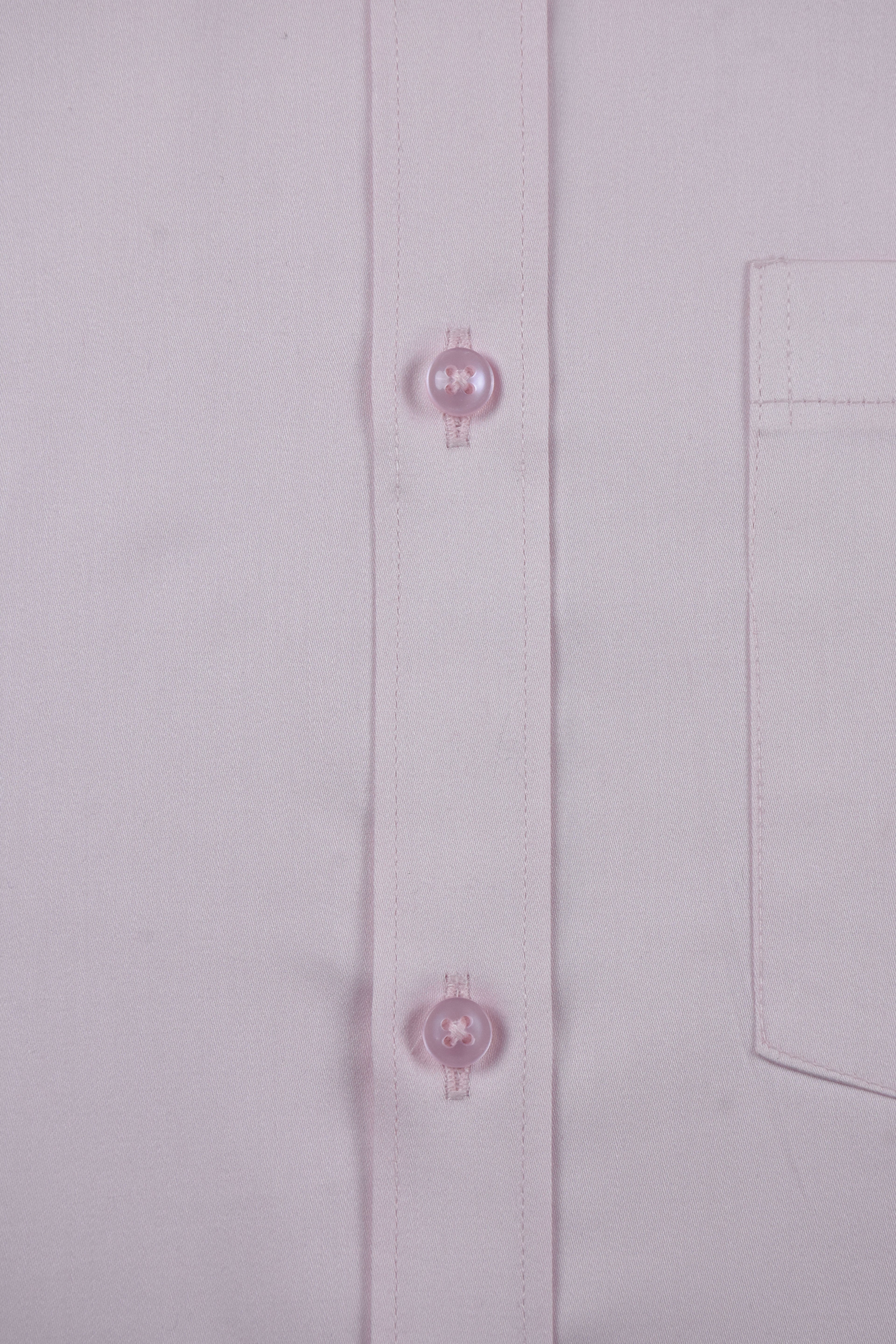 Solid Light Pink Luxury Cotton Premium Shirt