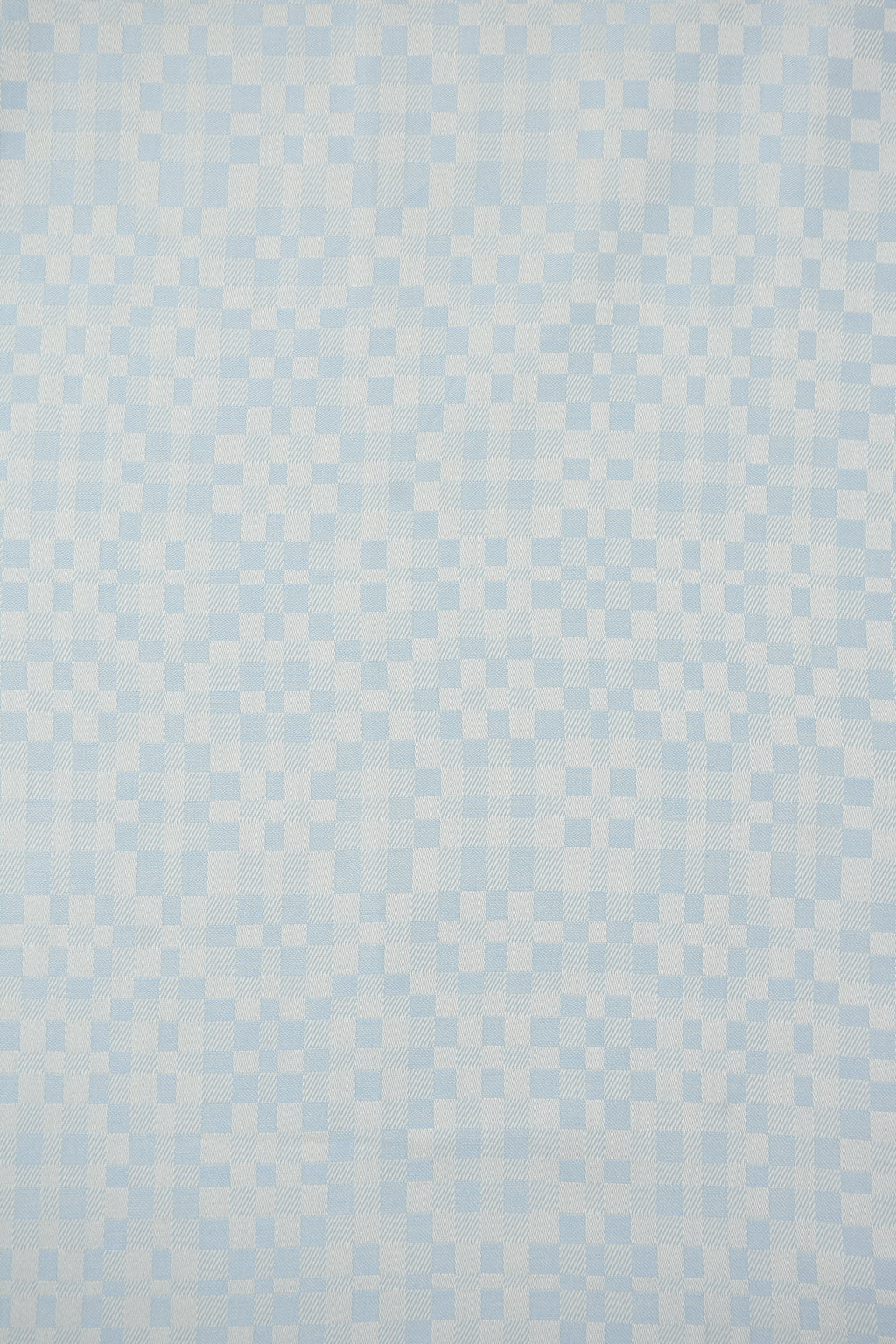 Premium Sky Blue Geometric Pixel-Check Shirt