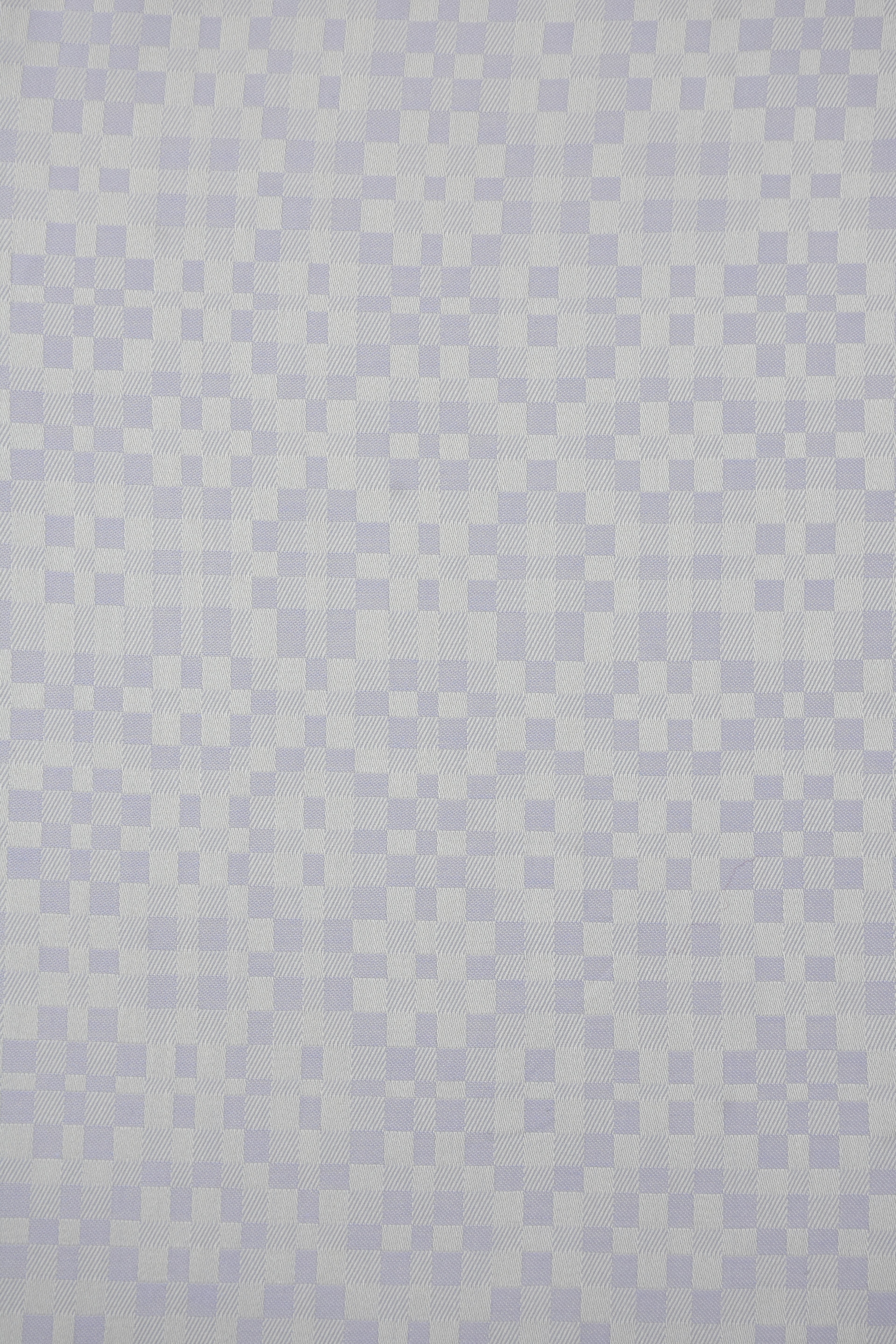 Premium Lavender Geometric Pixel-Check Shirt