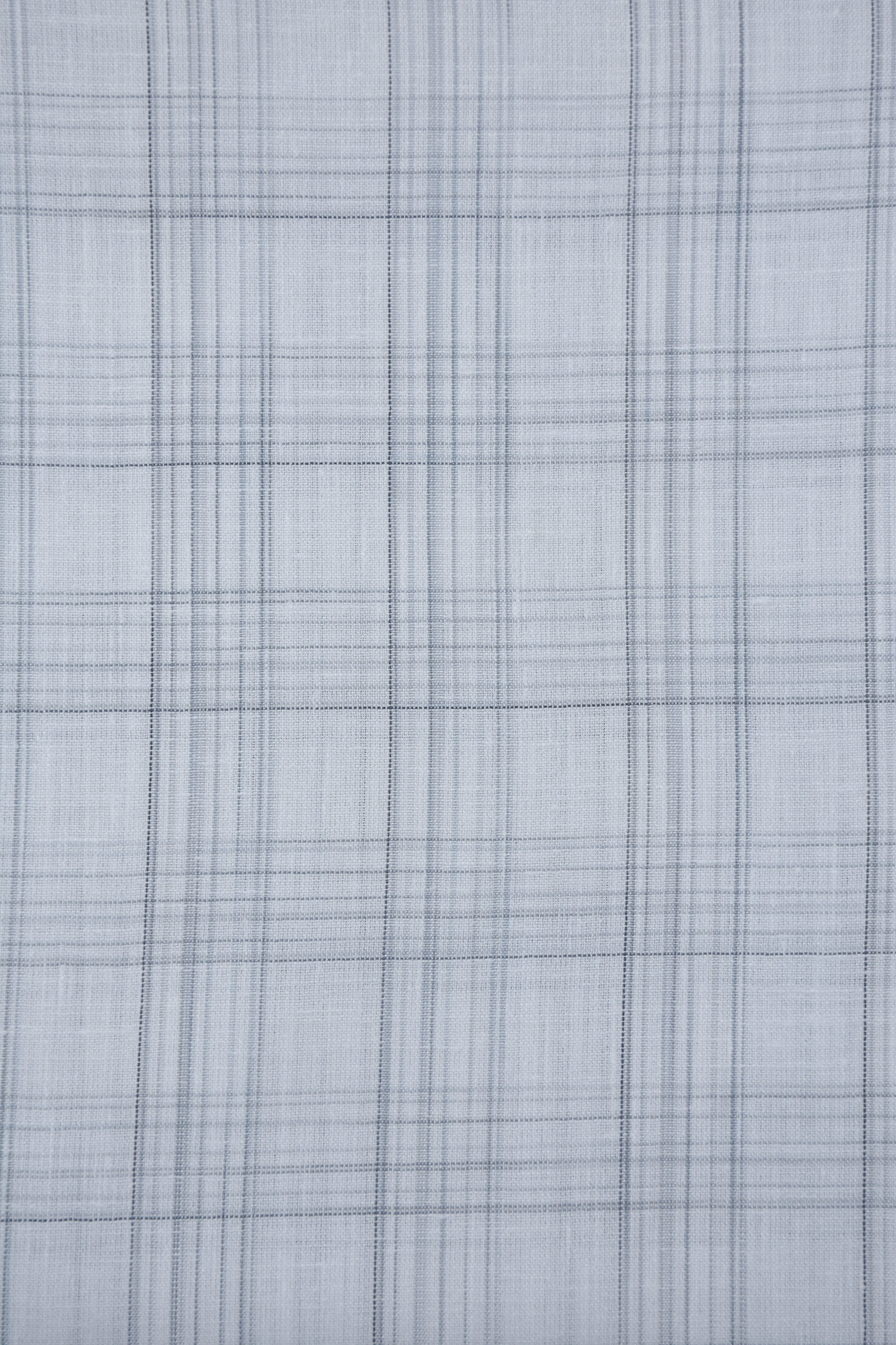 Light Grey Stripe Check Textured Shirt