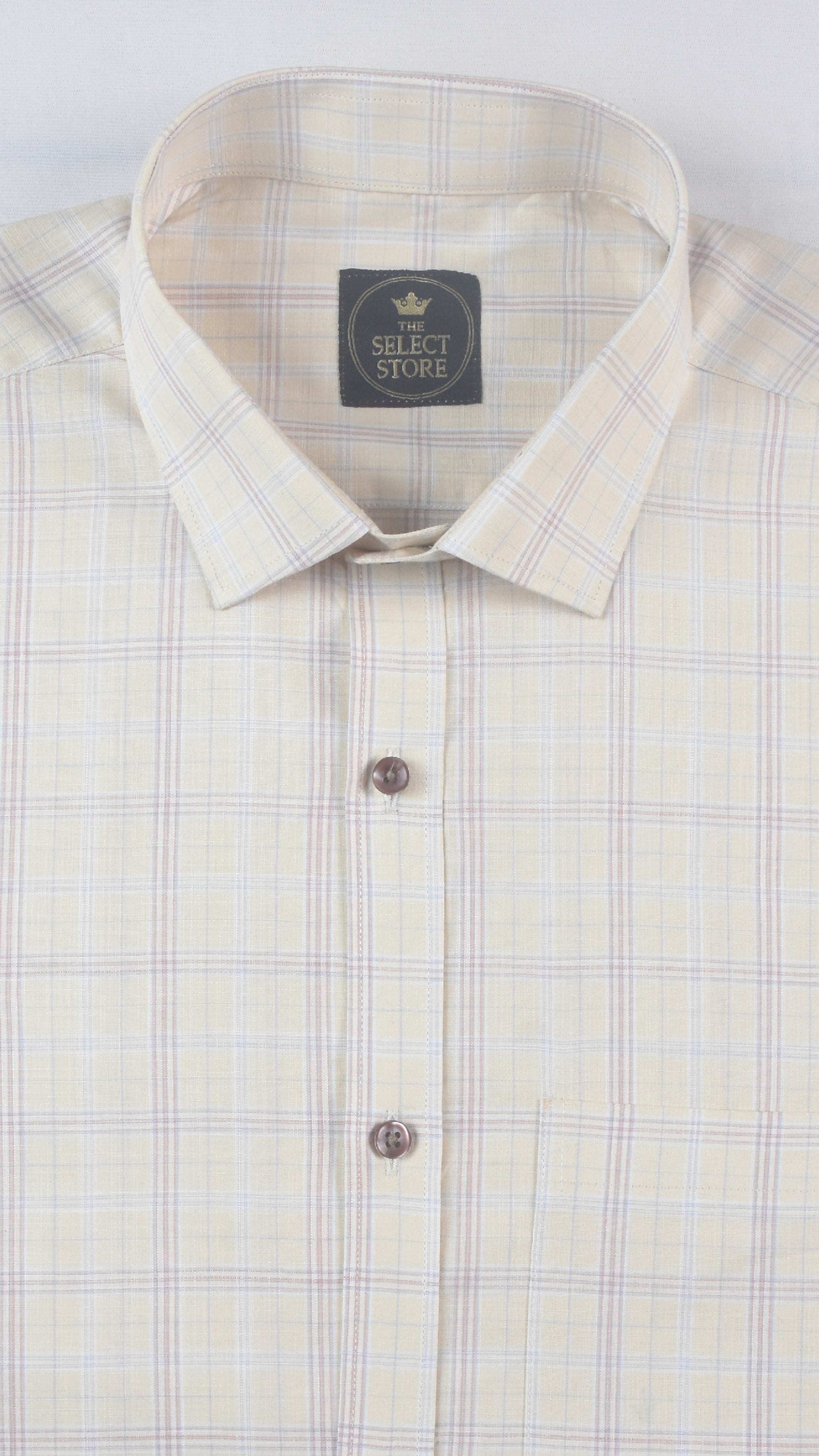 Weston Multi Pinstripe Windowpane Premium Cotton Shirt