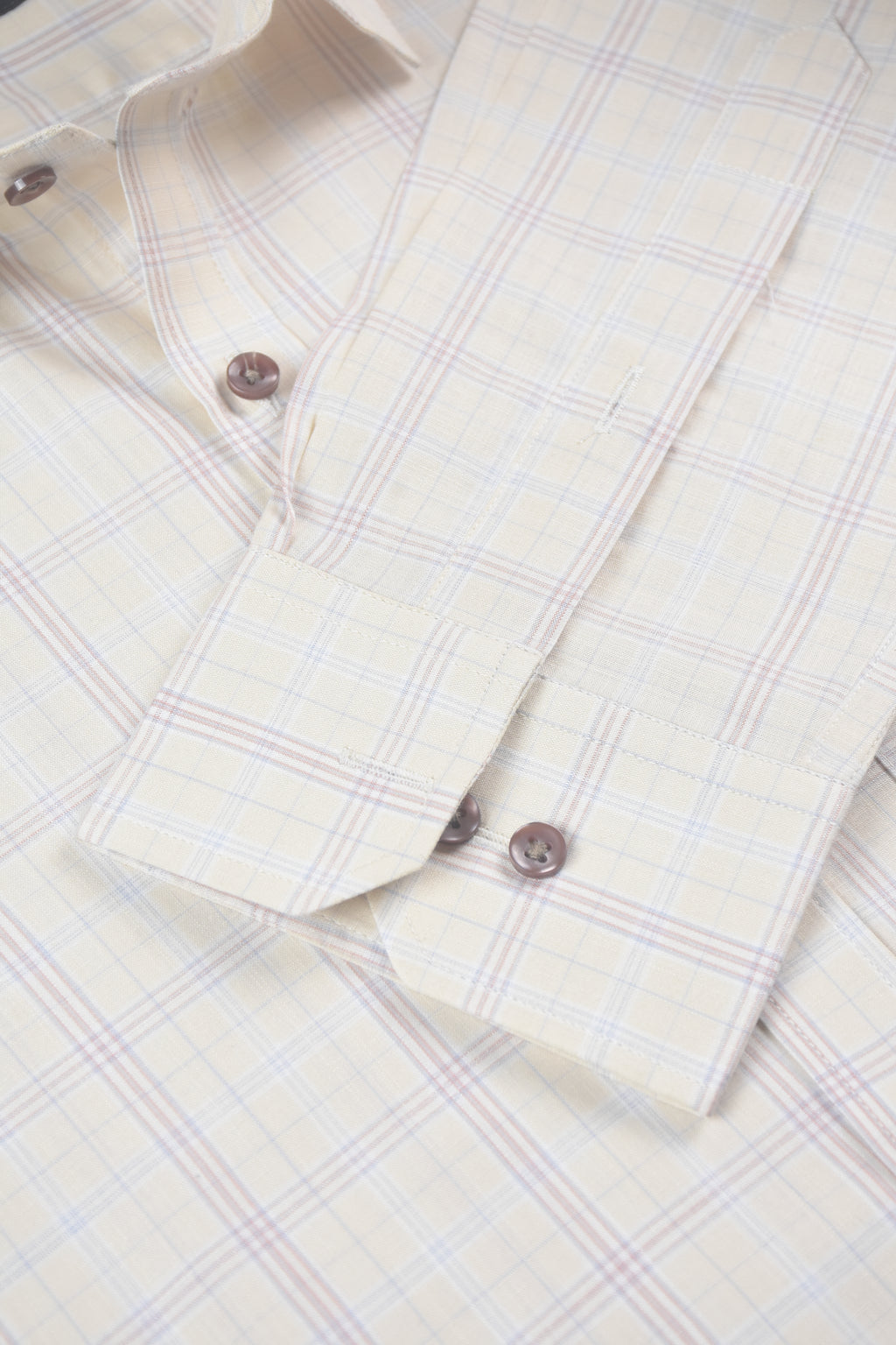 Weston Multi Pinstripe Windowpane Premium Cotton Shirt