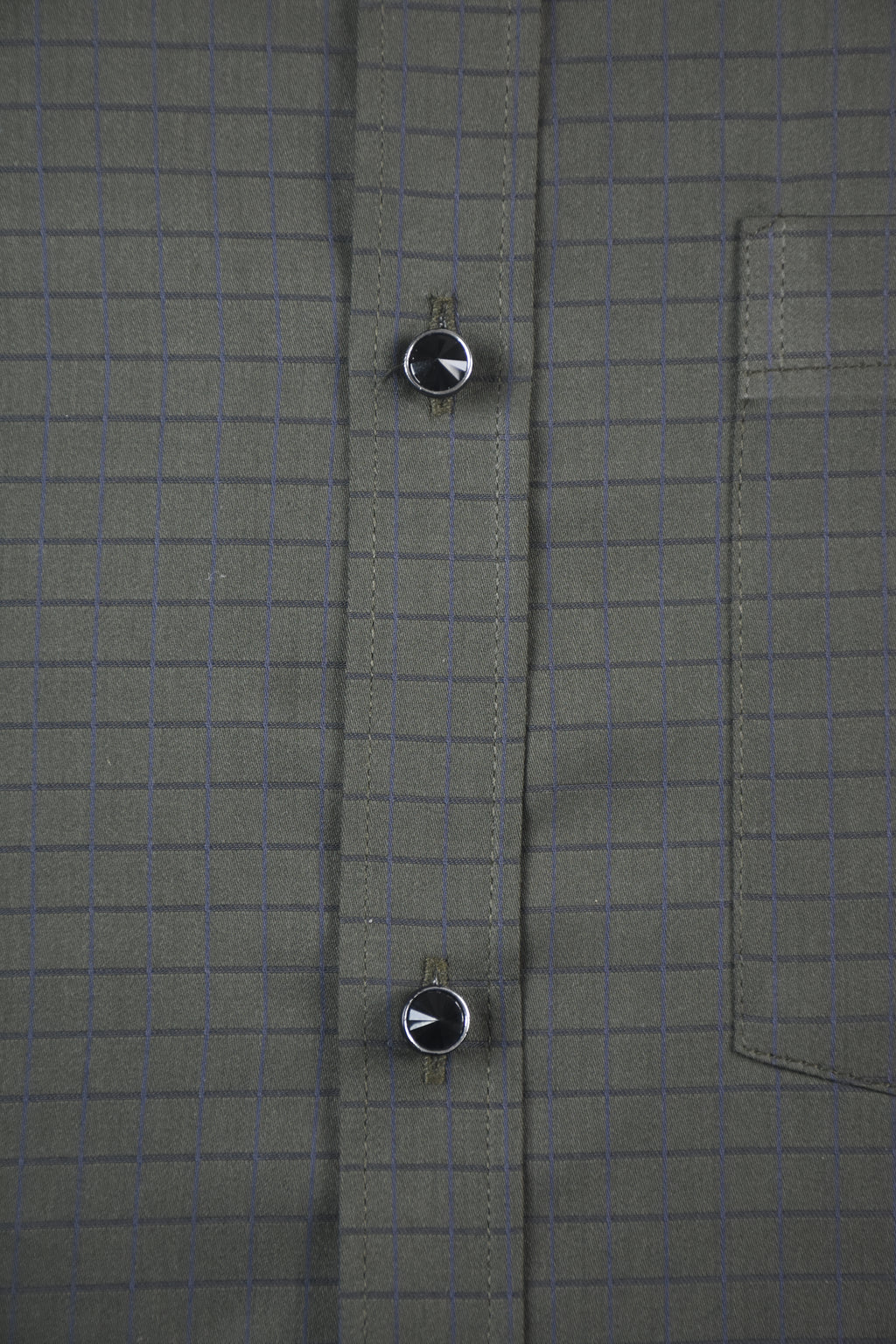 Black Micro Checks Dark Grey Premium Shirt