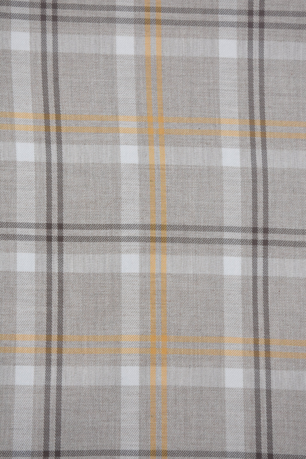 Tan and Orange Double Stripe Check Shirt