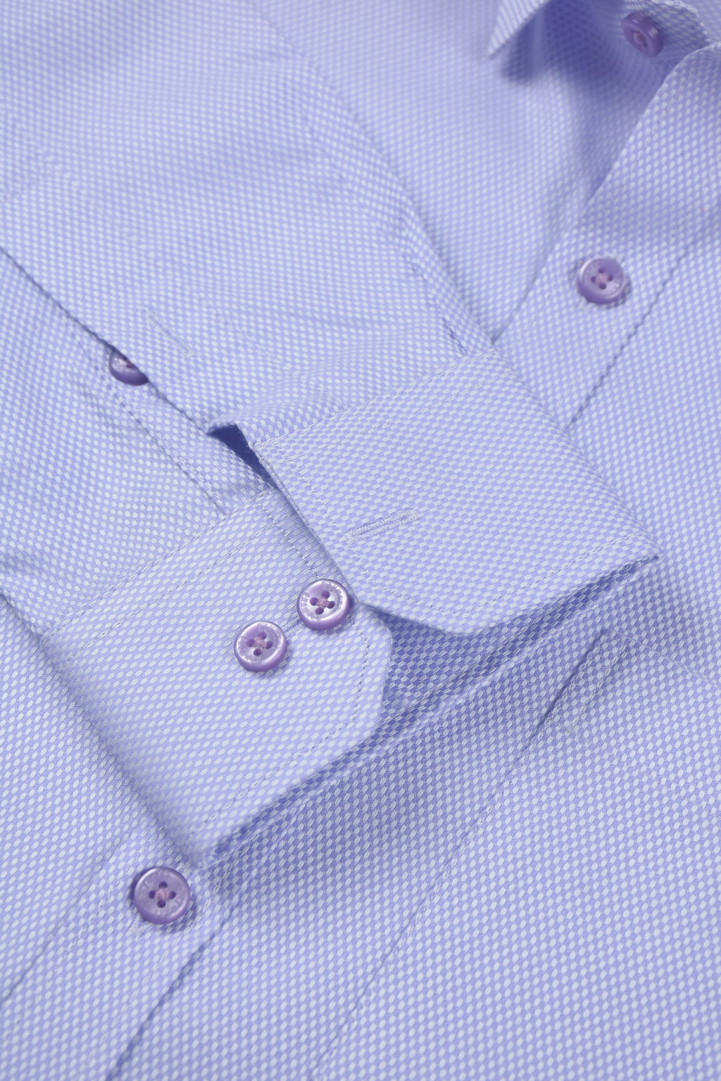 Premium Lavender Micro-Dobby Textured Shirt