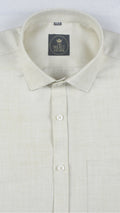 Luxury Cream High-Density Textured Premium Shirt