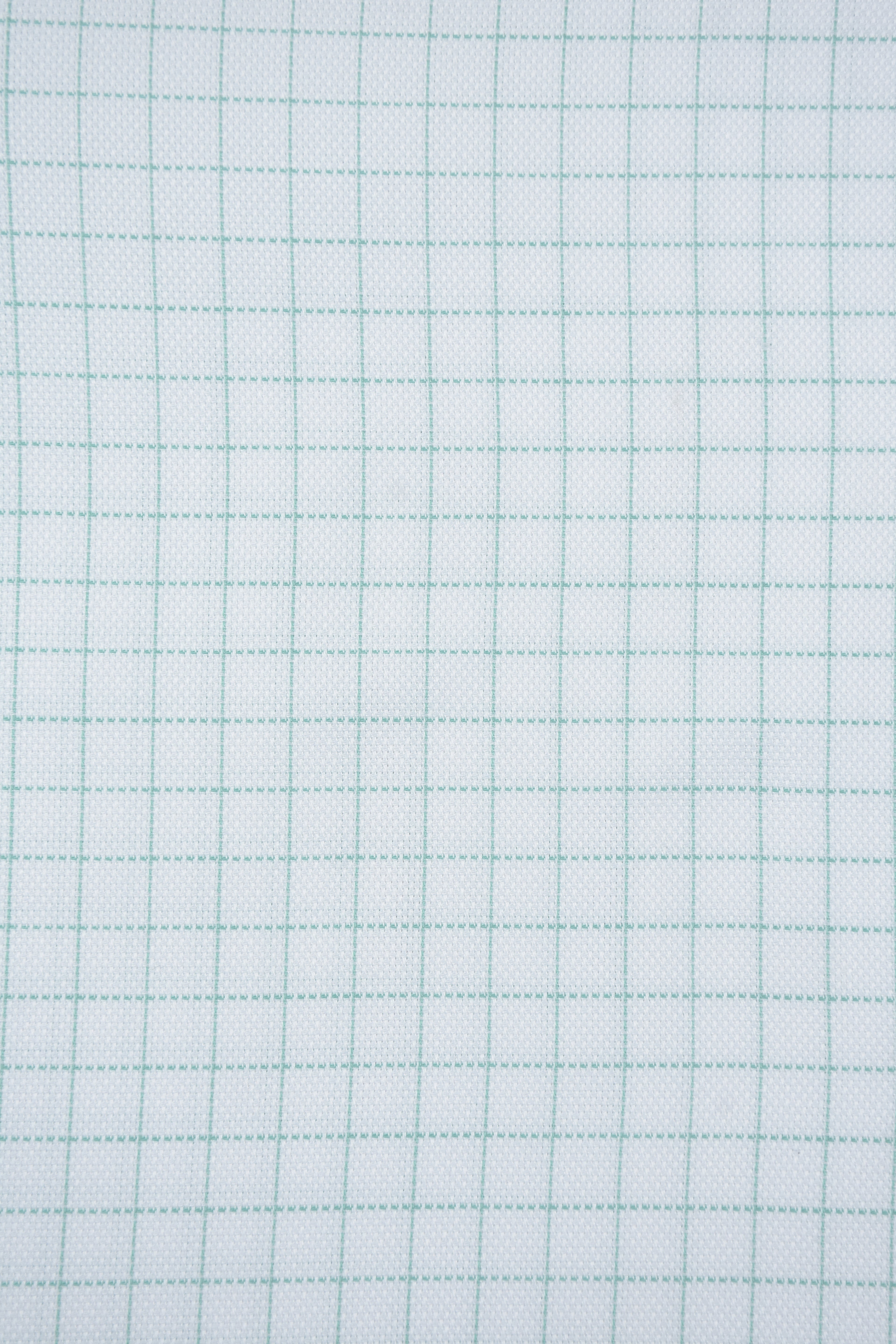 Emerald Green & White Grid-Check Shirt