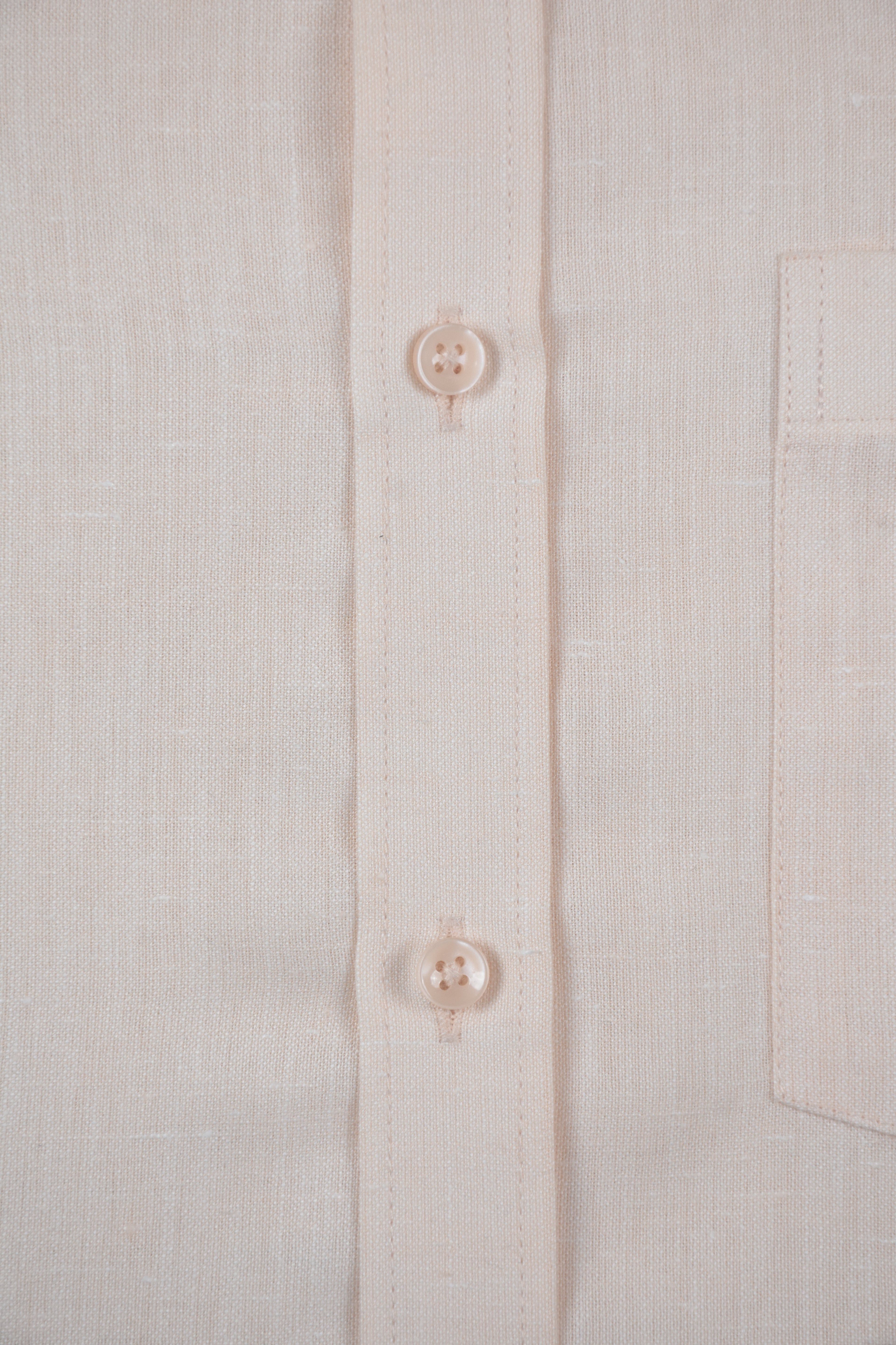 Luxury Peach Subtle-Textured Solid Premium Shirt