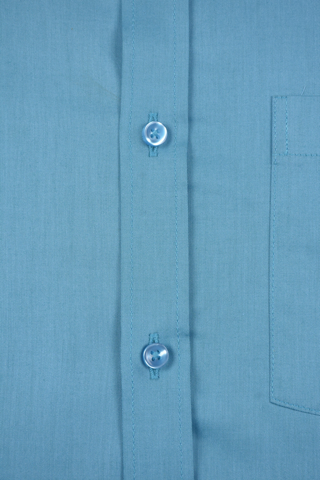 Peacock Blue Solid Tresca Shirt
