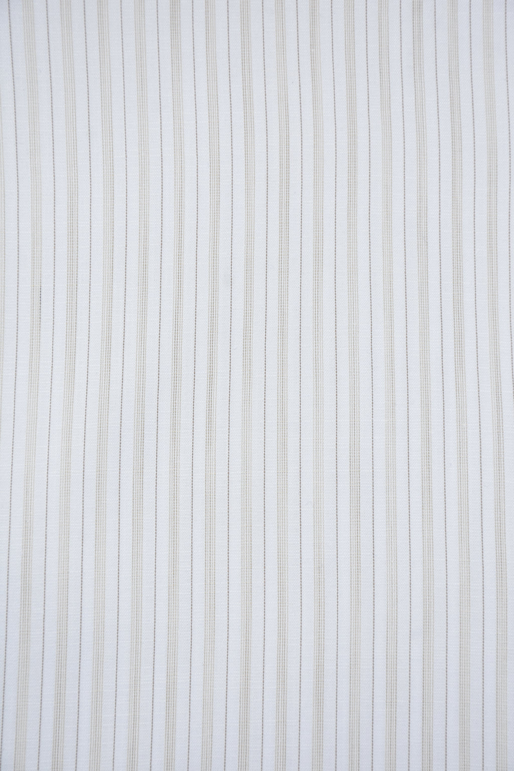 Fine Slate Grey Vertical Pinstripes Off-White Shirt