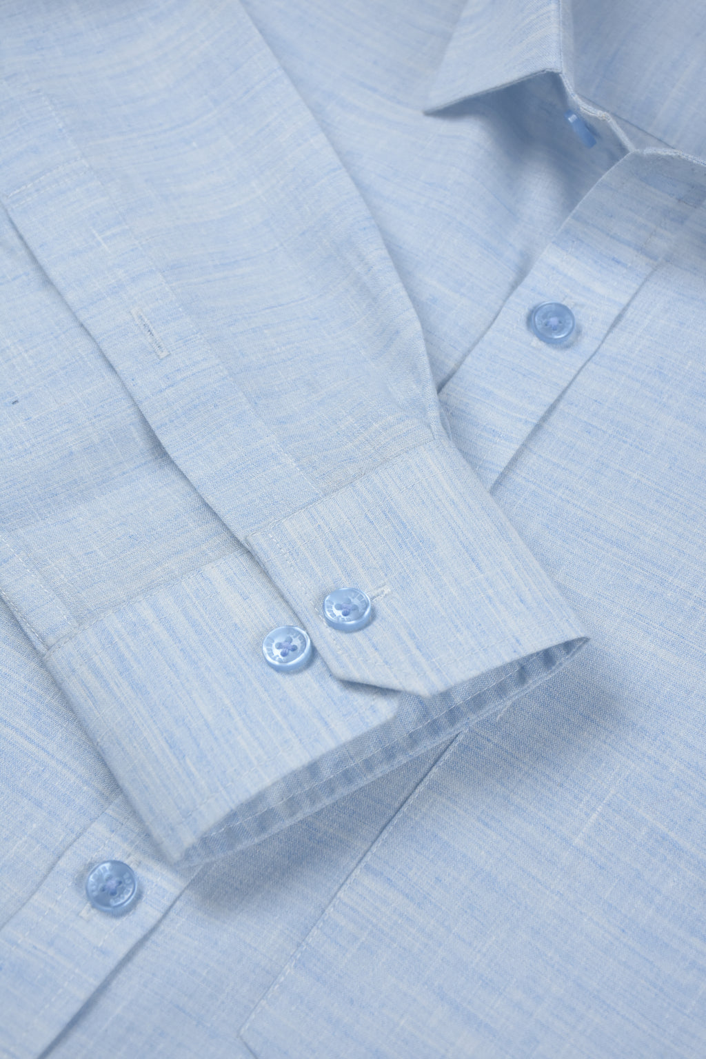 Premium Sky Blue Heathered Solid Shirt