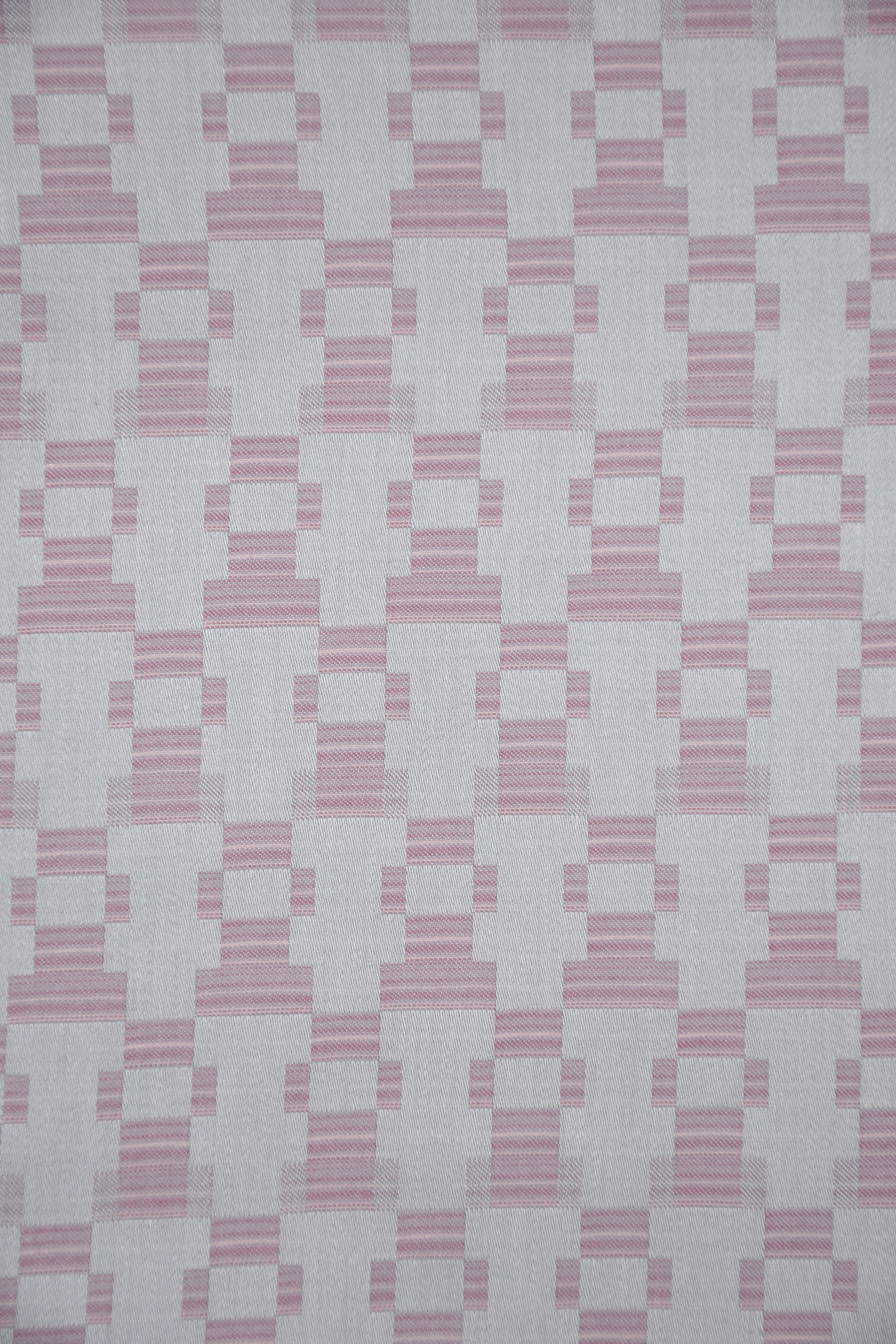 Pink Mosaic Checks Grey Shirt