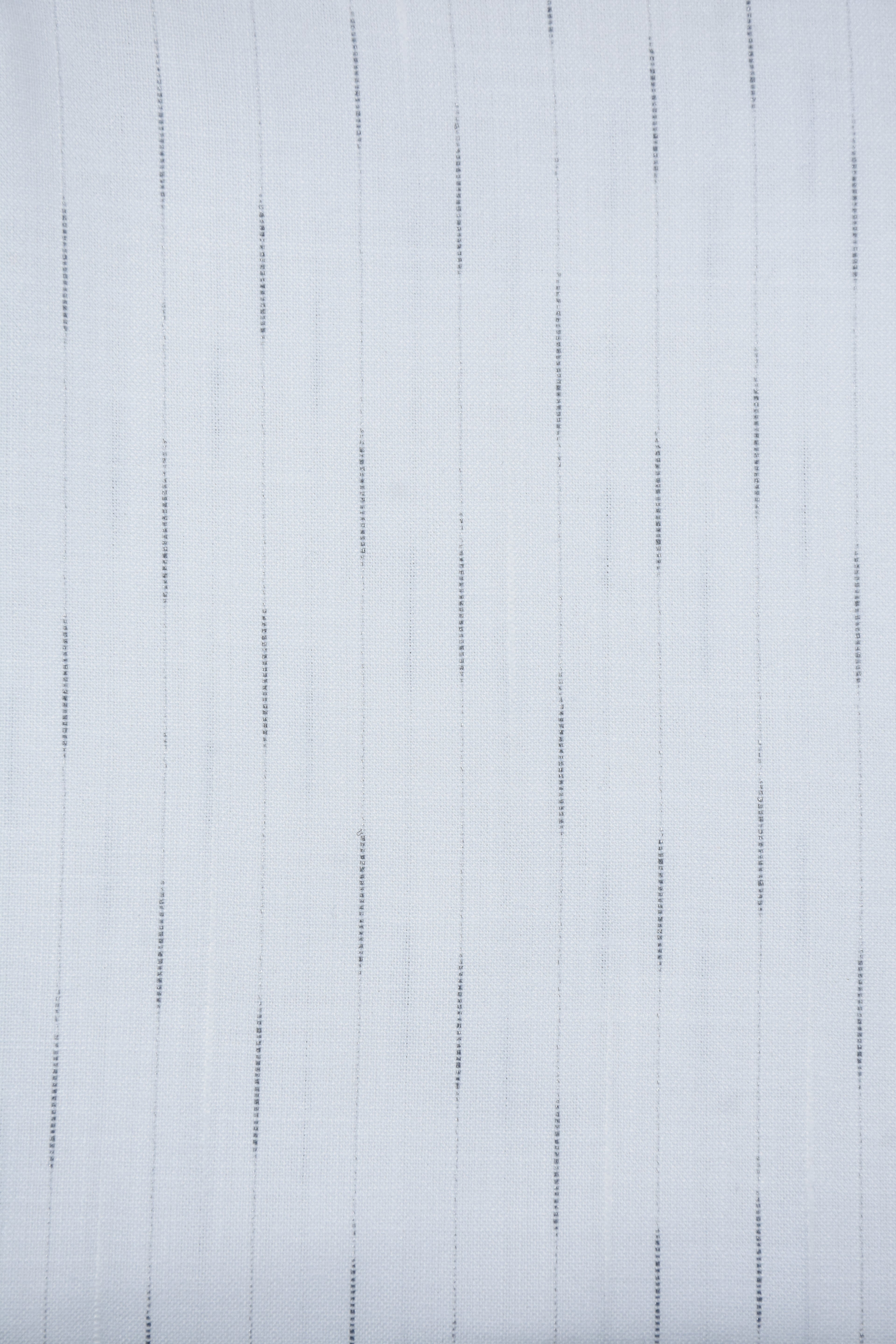 Premium White Shirt with Fine Black Vertical Pinstripes