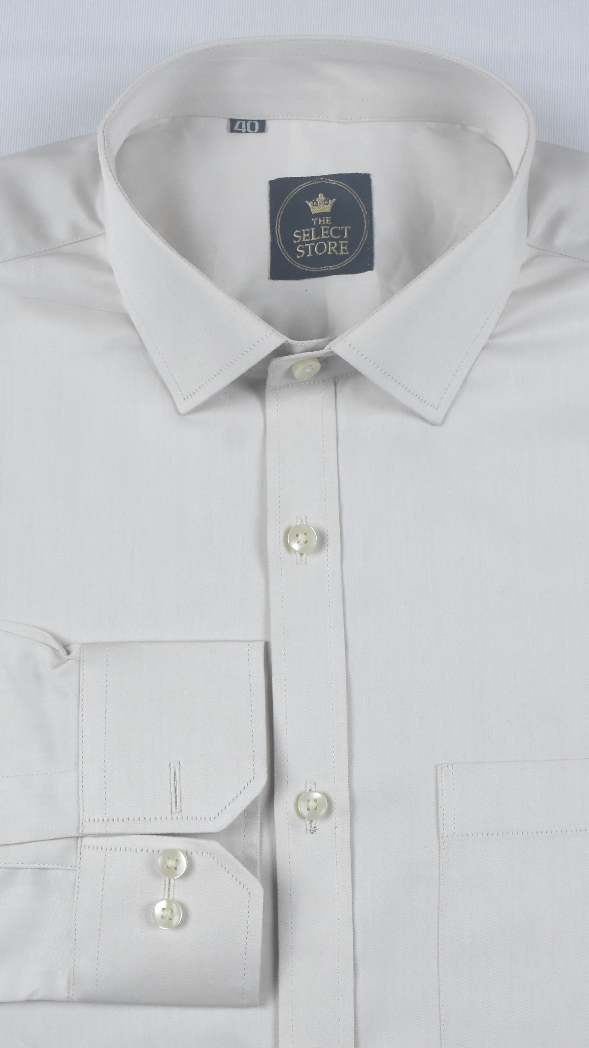 Solid Cream Premium Shirt
