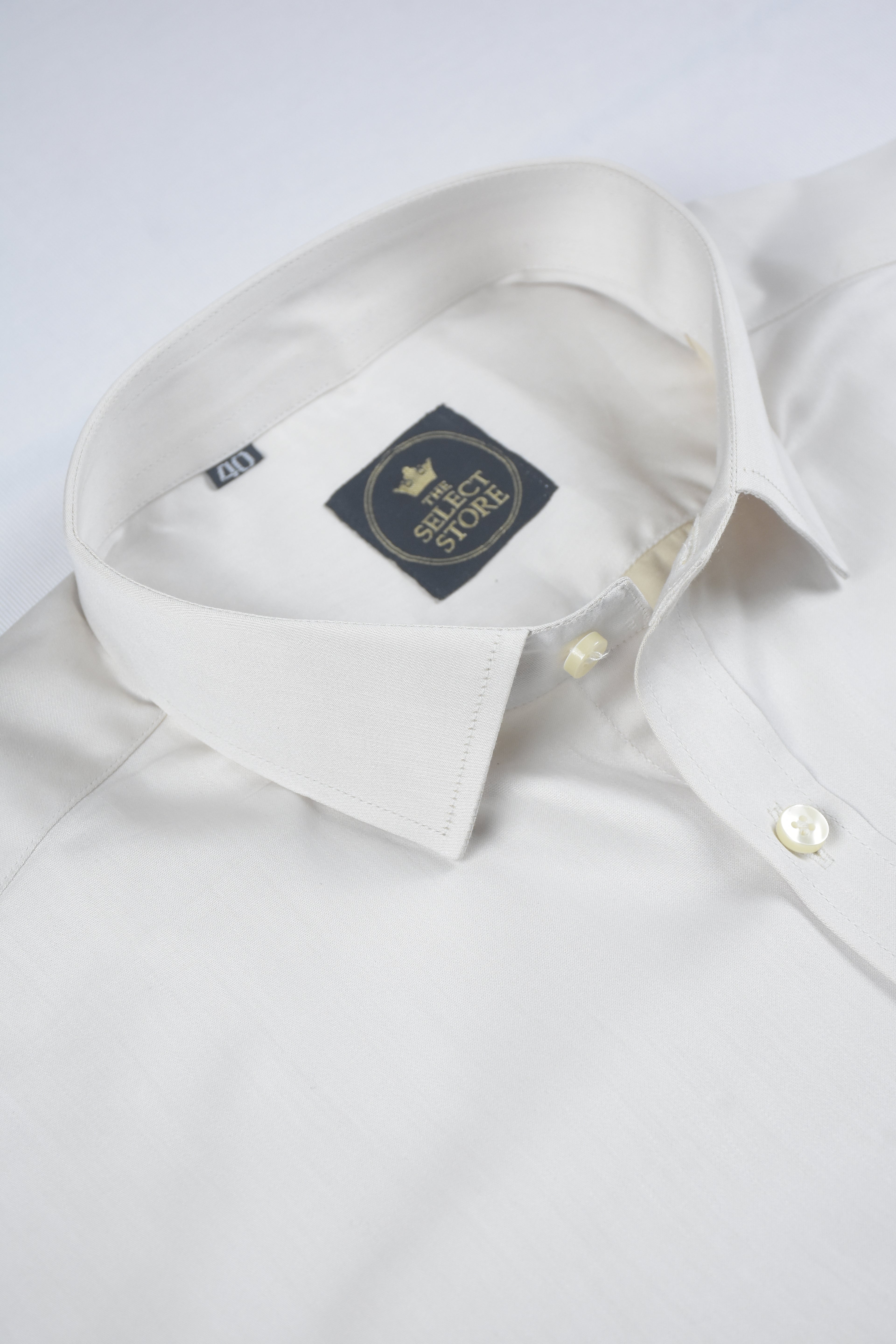 Solid Cream Premium Shirt
