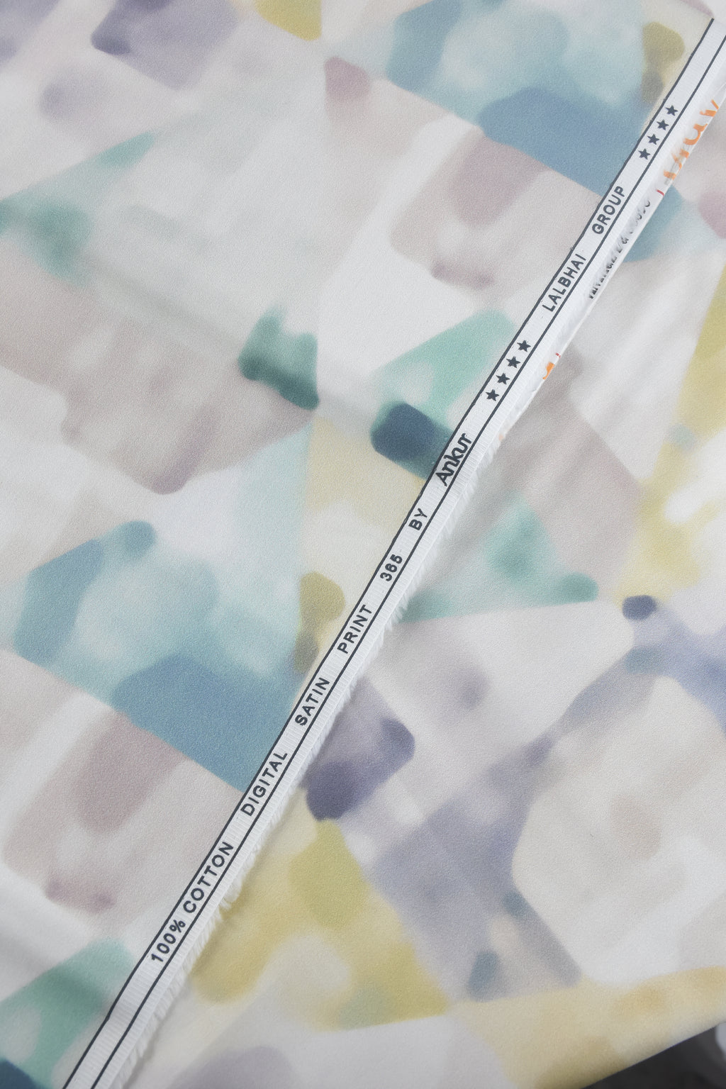 Abstract Pastel Watercolor Mosaic Pattern Shirt