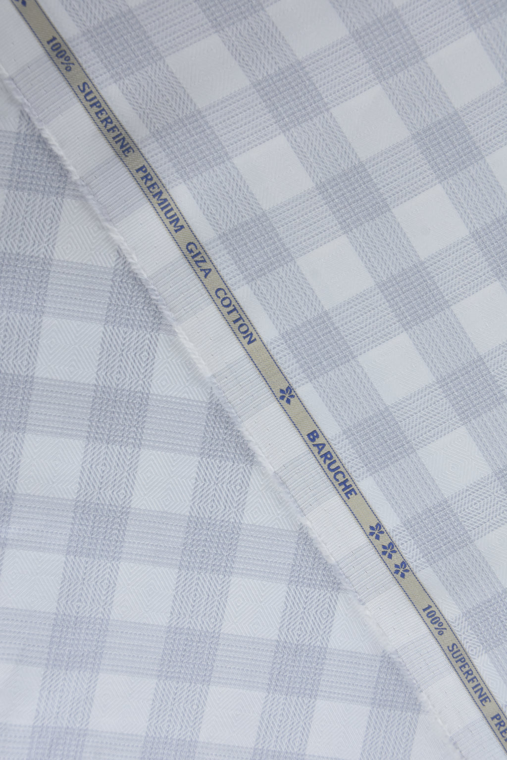 Grey Pinstriped Checks Premium Shirt