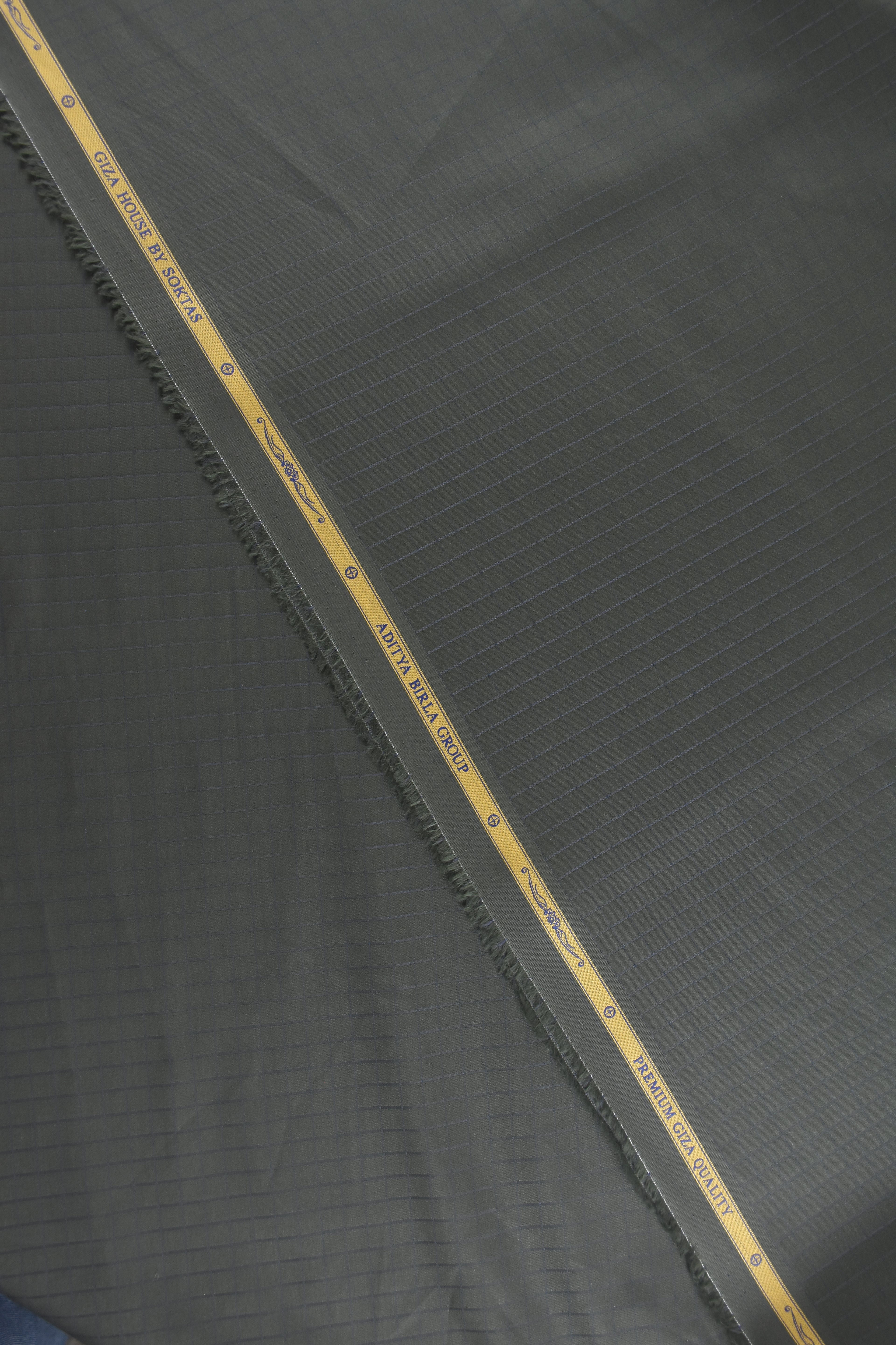 Black Micro Checks Dark Grey Premium Shirt