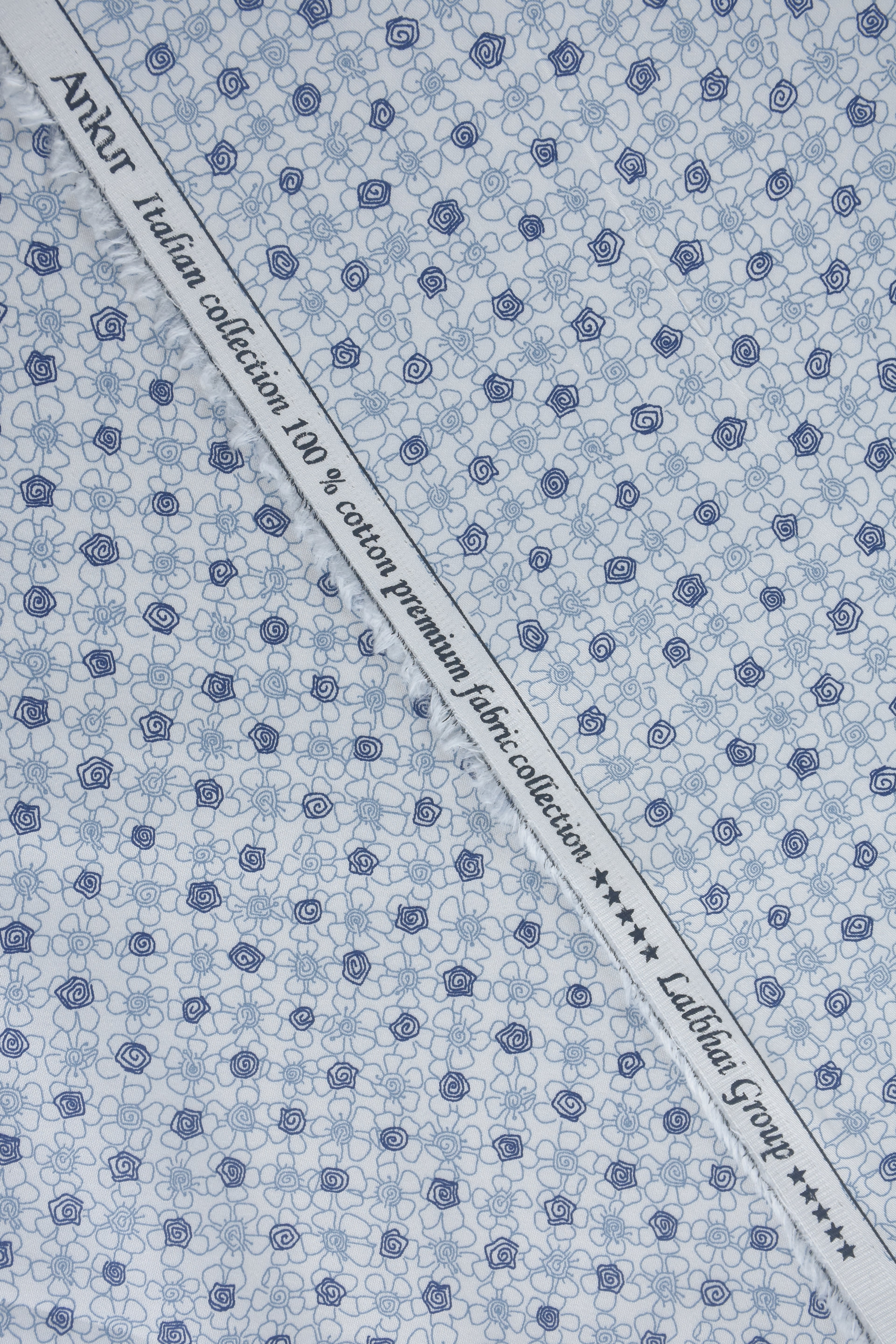 Blue Floral Print Shirt