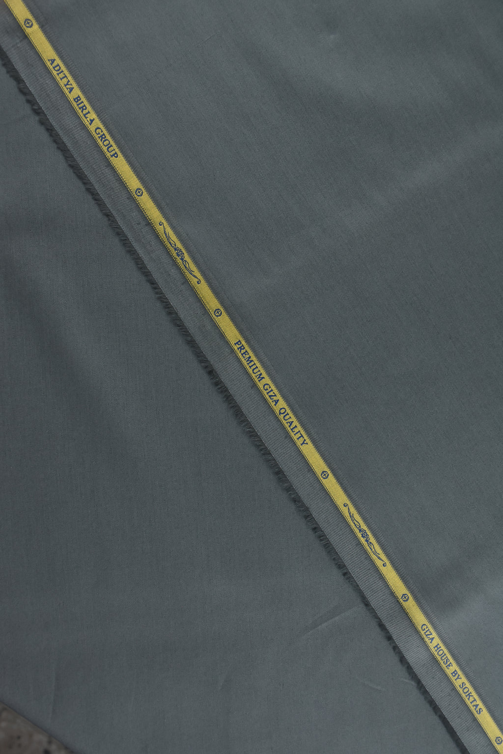 Solid Greenish Grey Shirt 100% Premium Giza Cotton