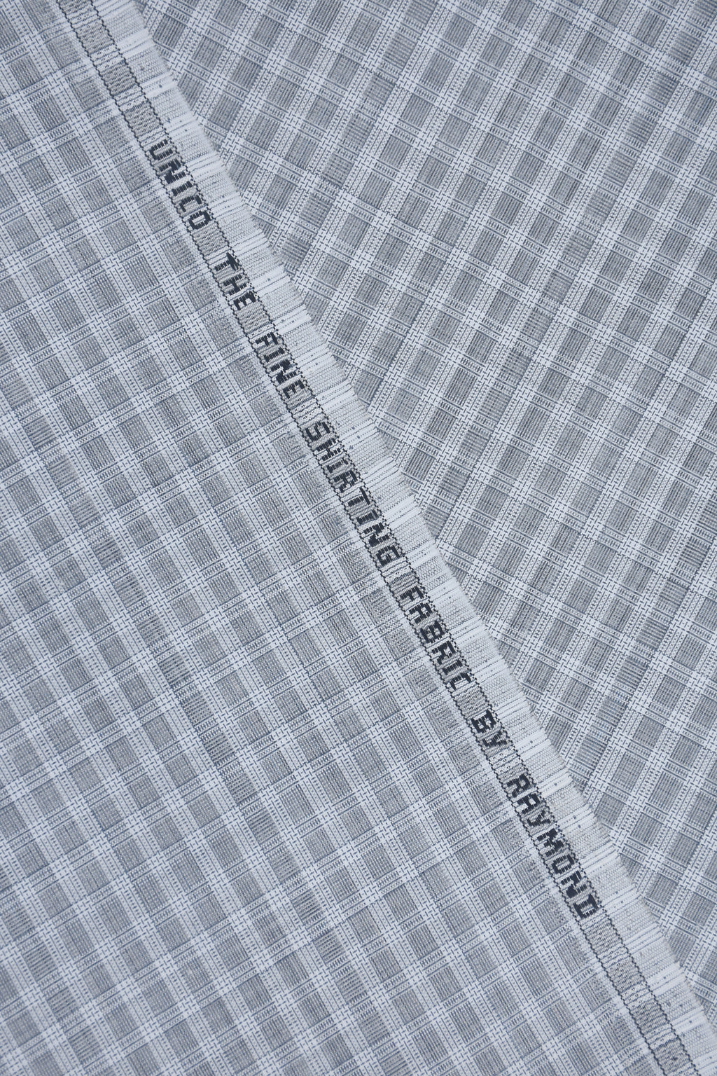 Dual Tonal Grey Micro-Check Blended Shirt