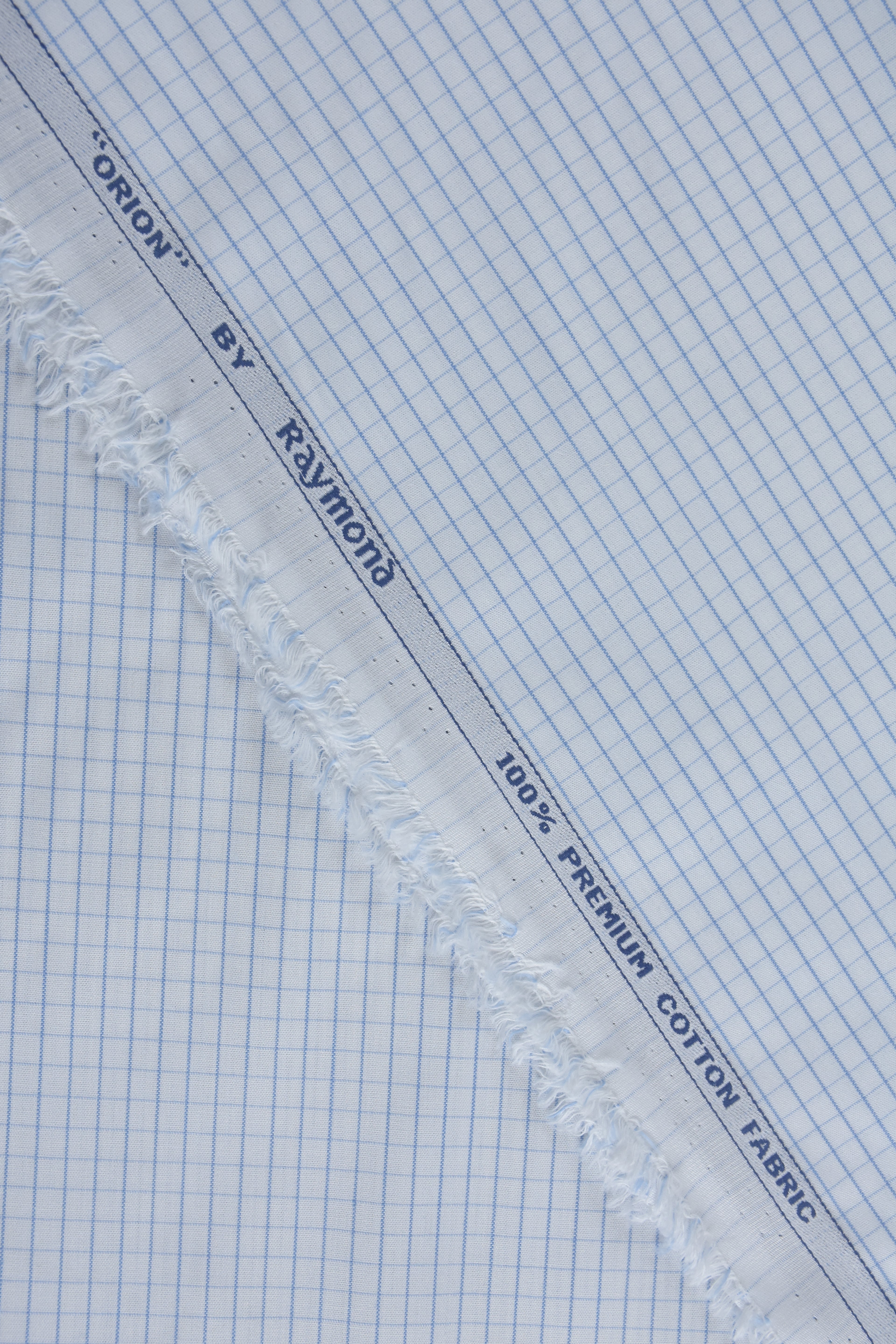 Fine Grid Blue Check Shirt