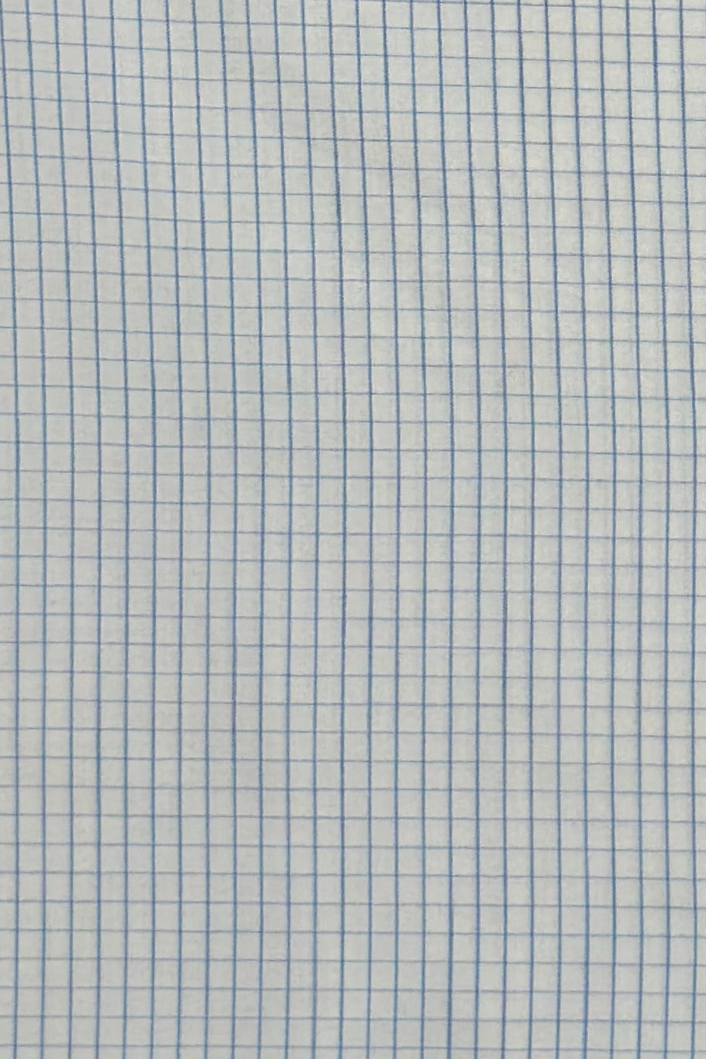 Fine Grid Blue Check Shirt