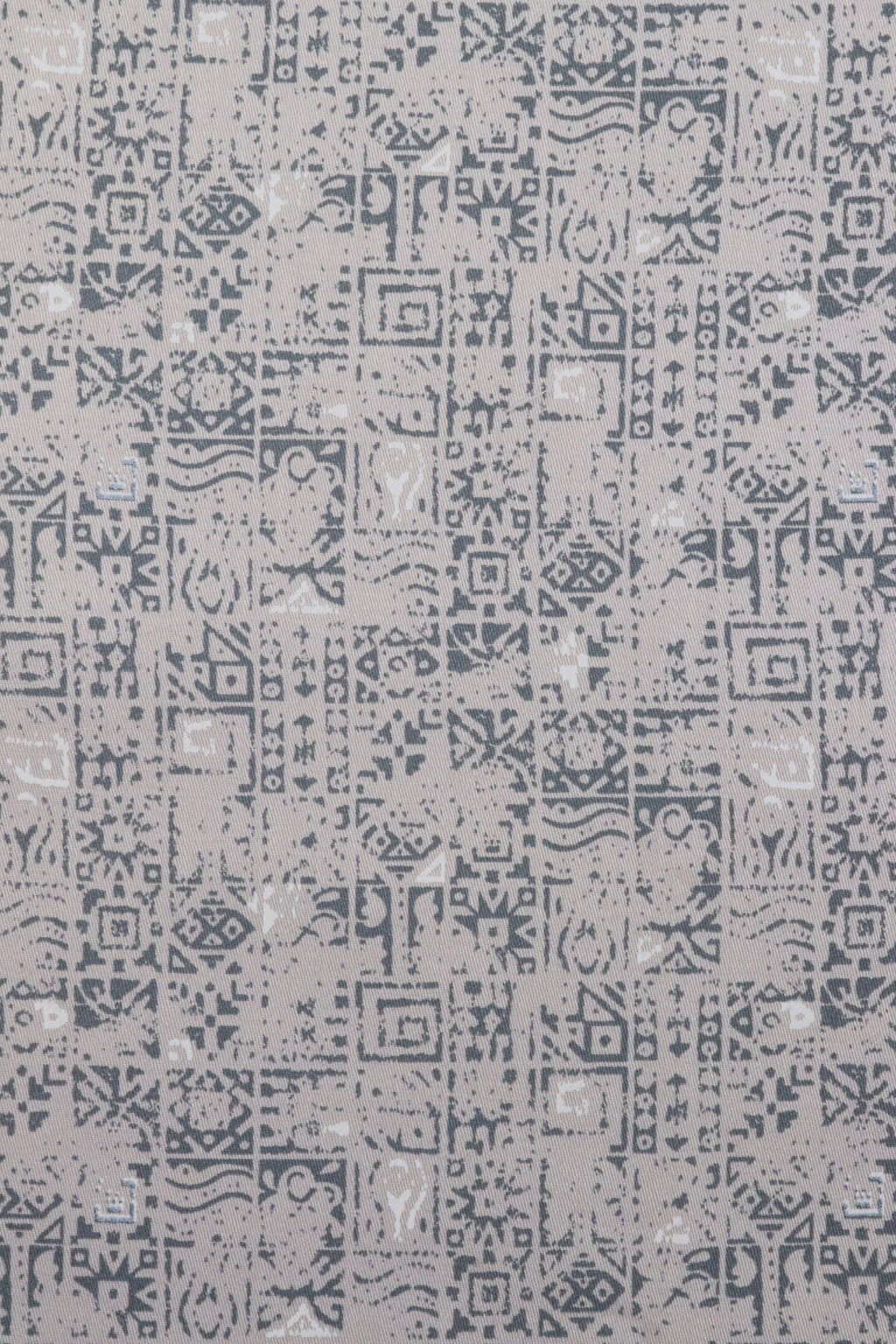 Abstract Print Charcol Grey Shirt