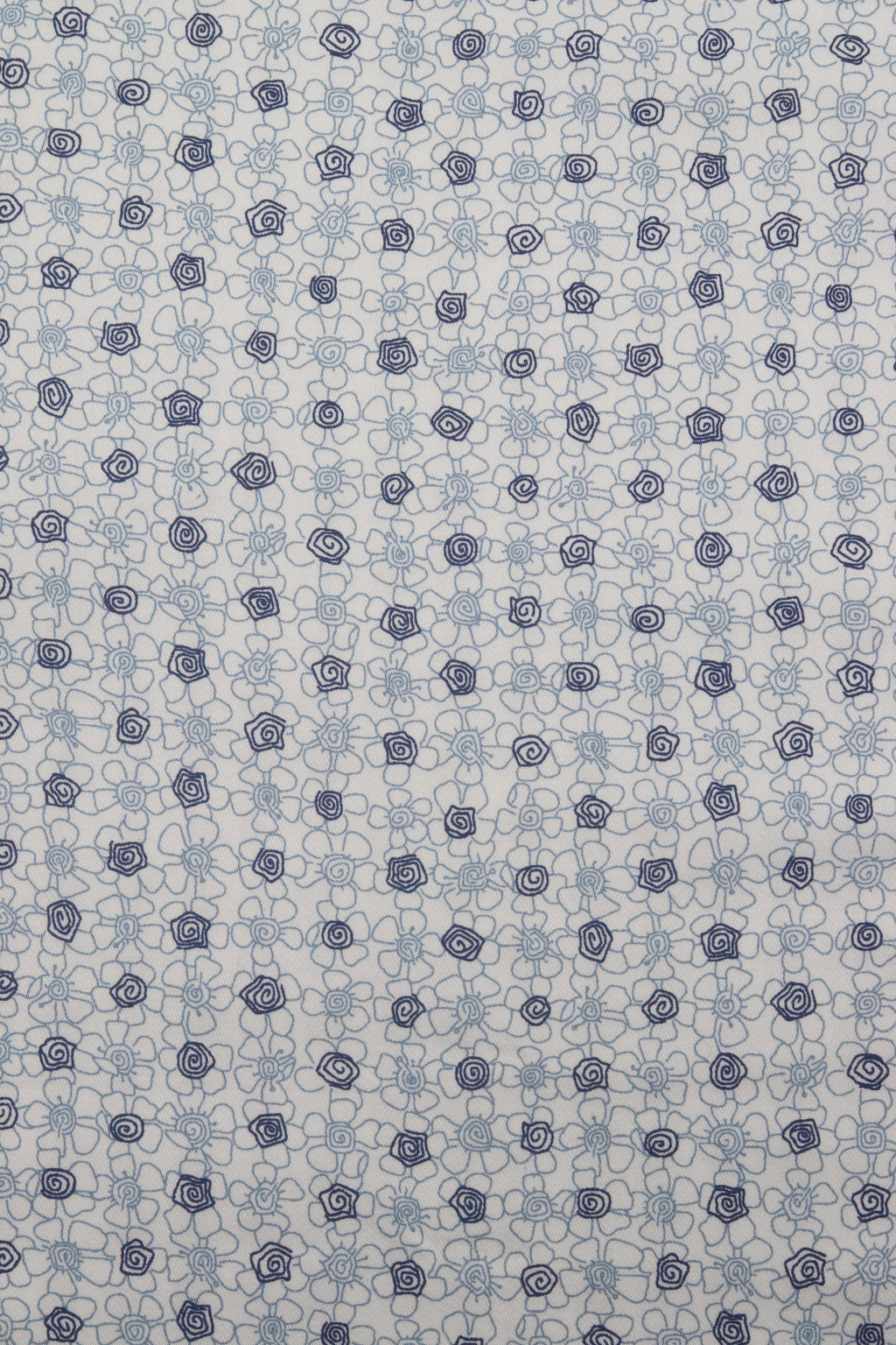 Blue Floral Print Shirt