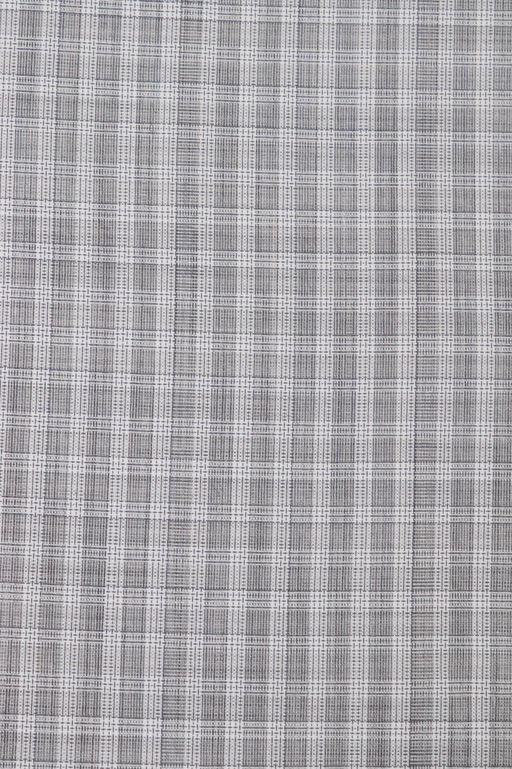 Dual Tonal Grey Micro-Check Blended Shirt