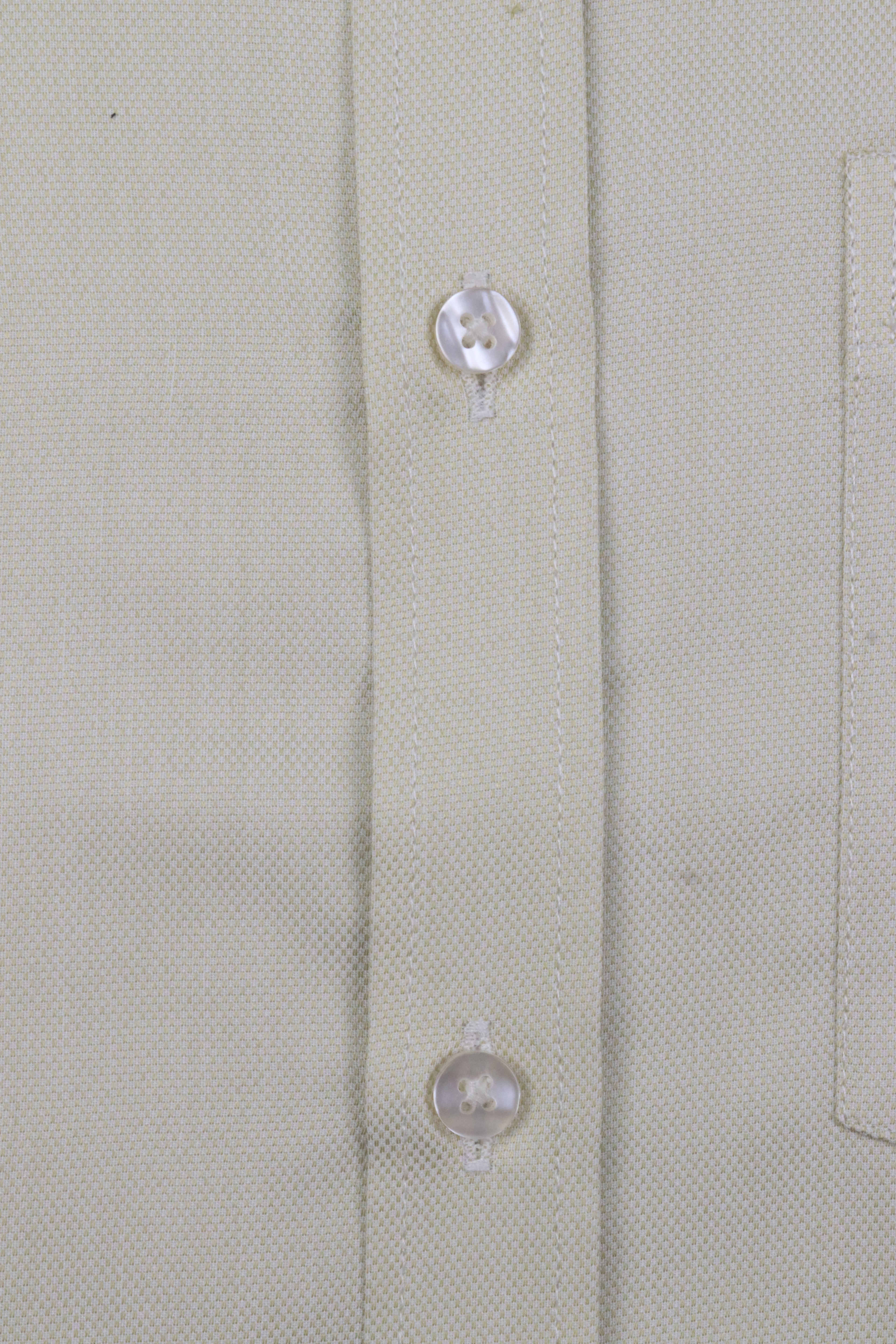 Solid Beige Premium Poly-Cotton Shirt