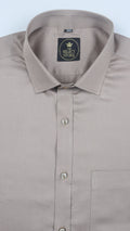 Cotton Beige Shirt 100% Premium Gizza Cotton