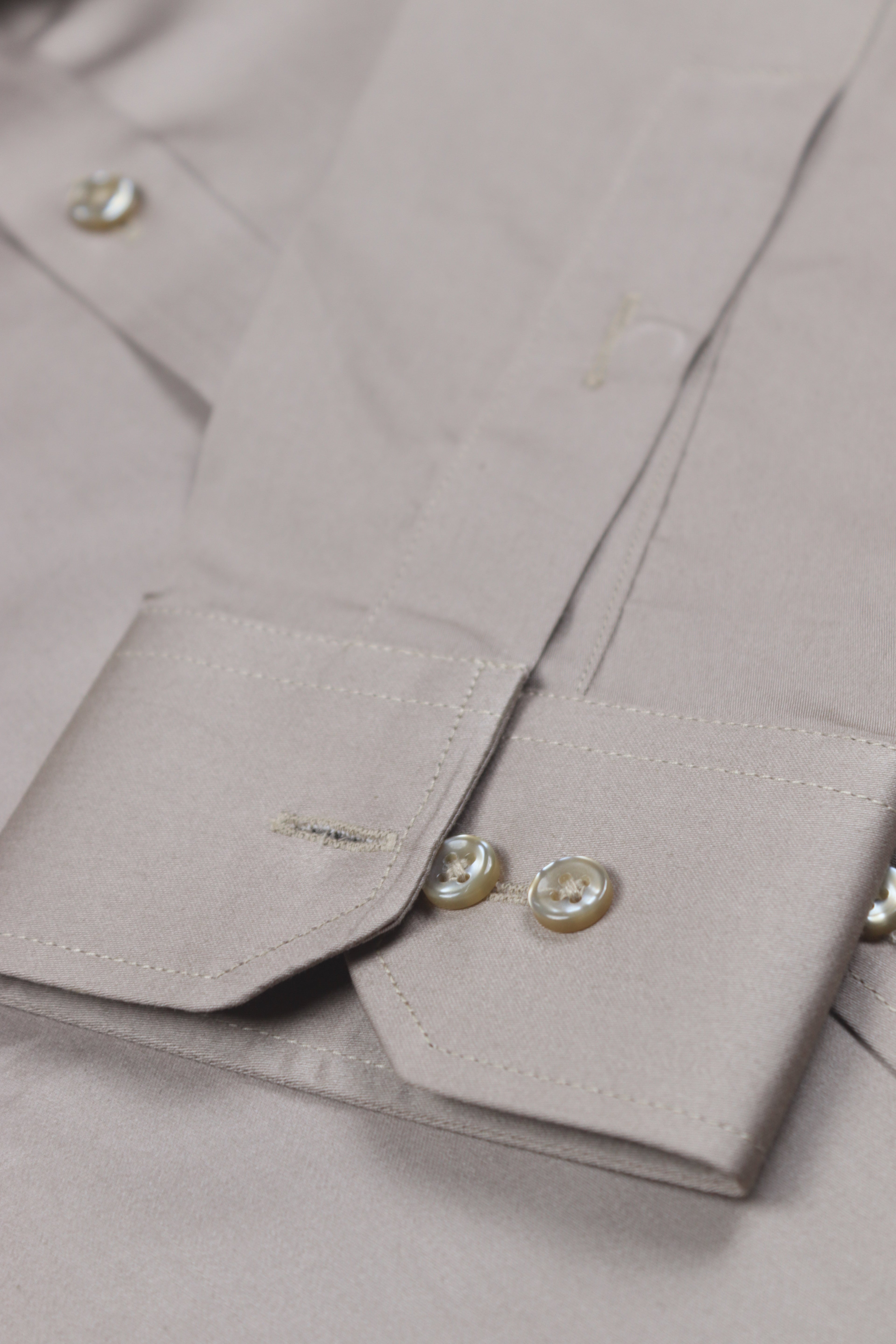 Cotton Beige Shirt 100% Premium Gizza Cotton