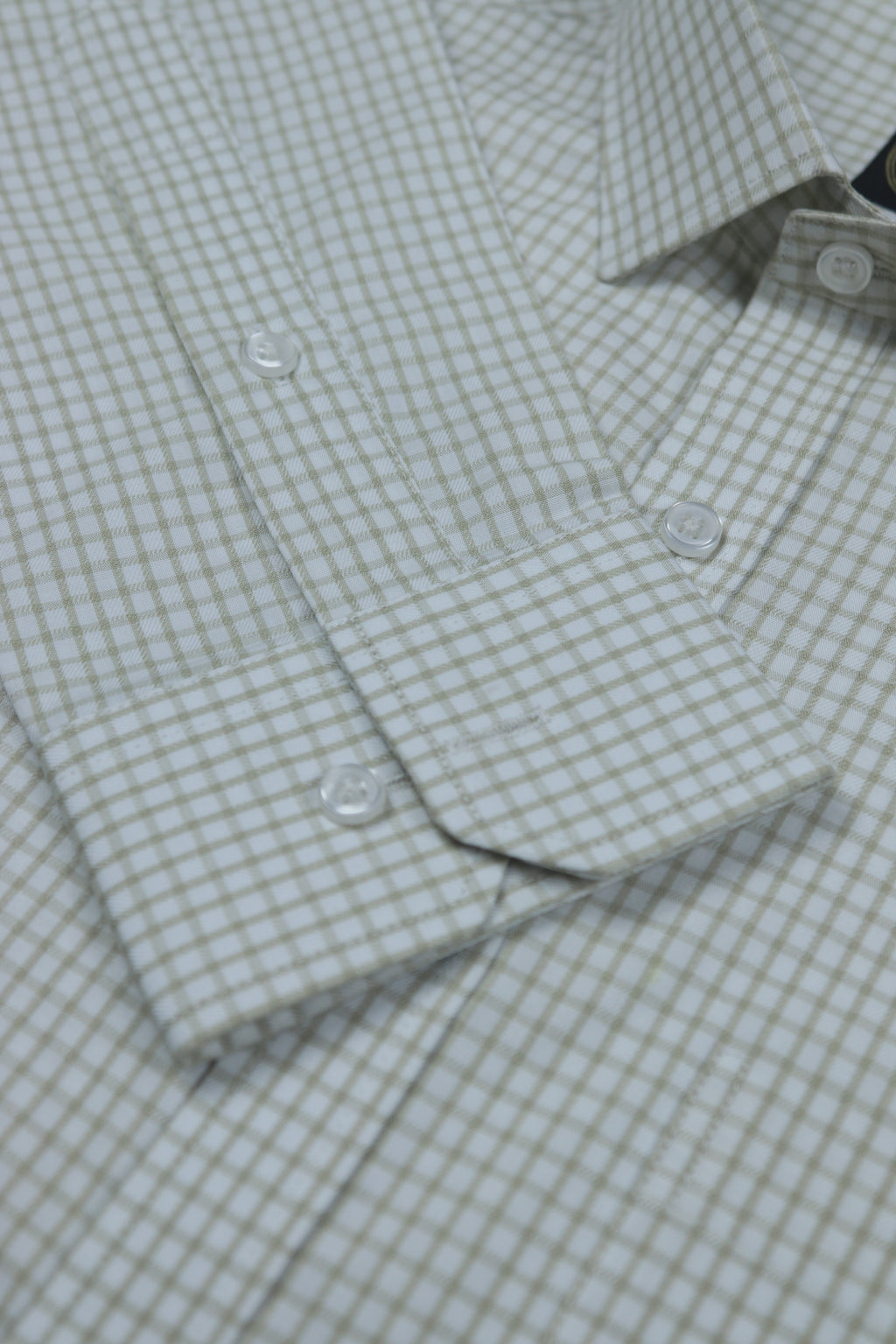 Tonal Dobby Check Shirt 100% Premium Cotton