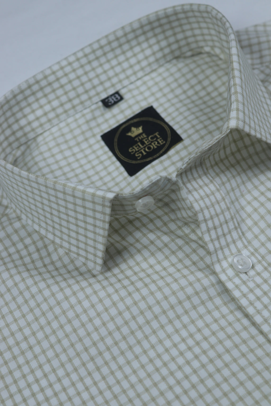 Tonal Dobby Check Shirt 100% Premium Cotton