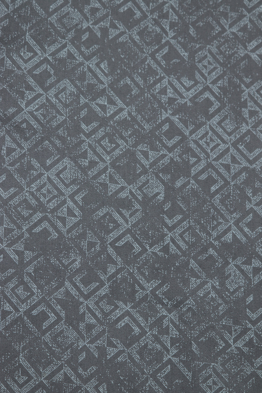 Dark Black Base Mosaic Pattern Shirt