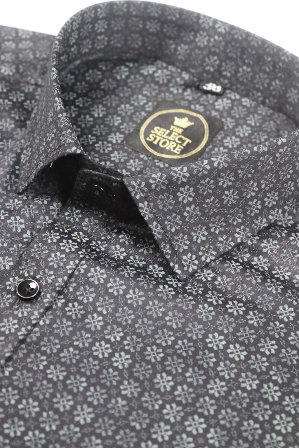 Floral Rubber print Premium Cotton Shirt