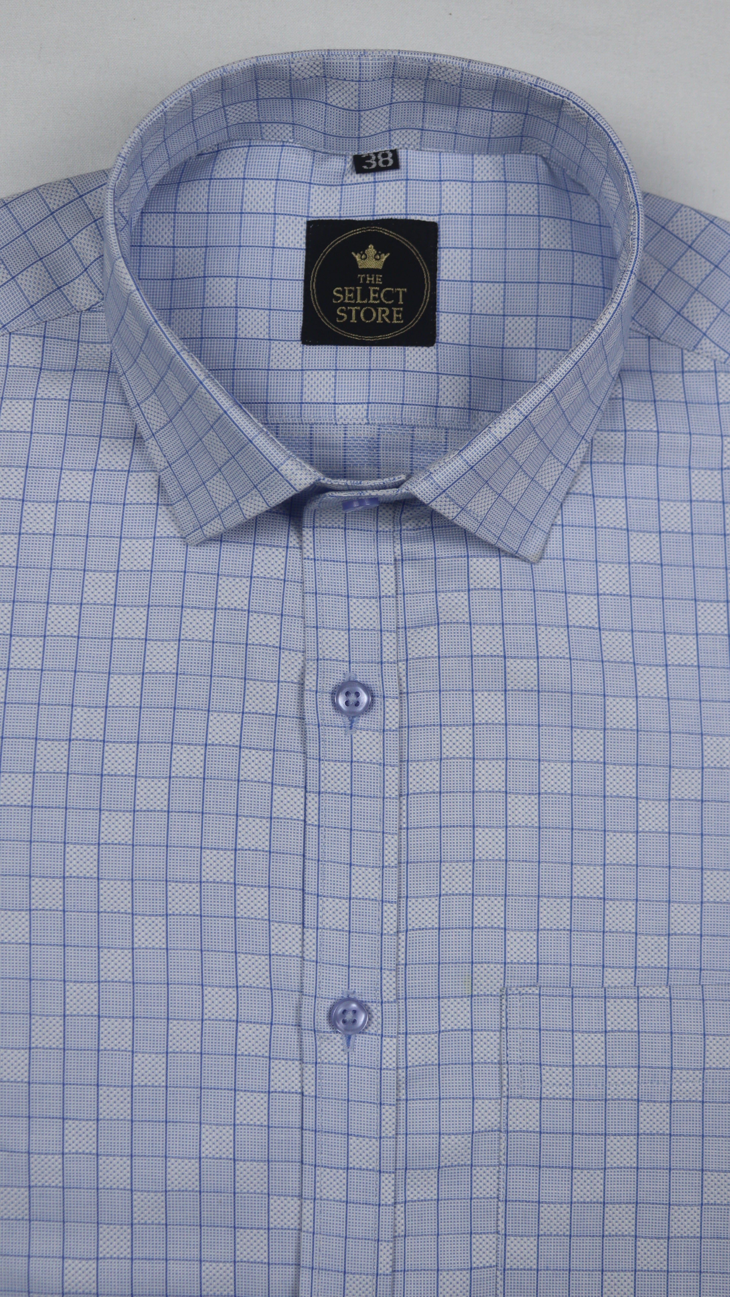 Blue Checks Lightweight Shirt