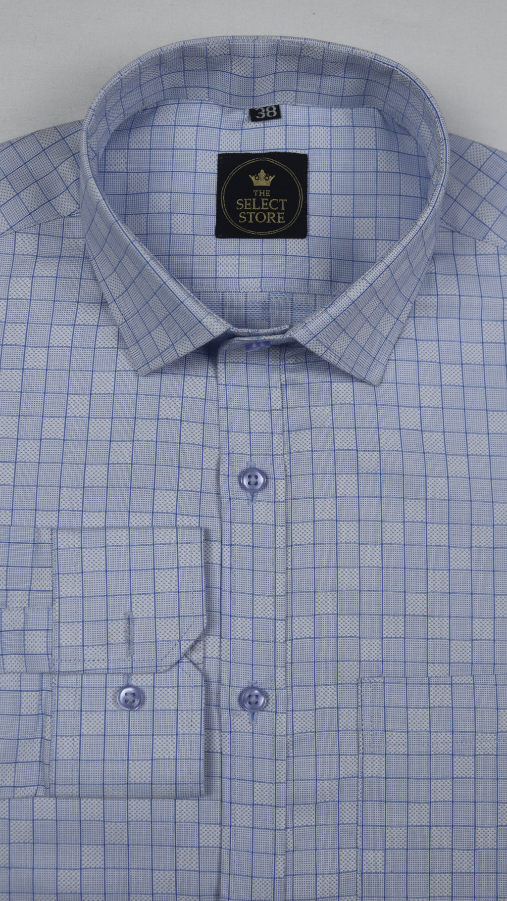 Blue Checks Lightweight Shirt
