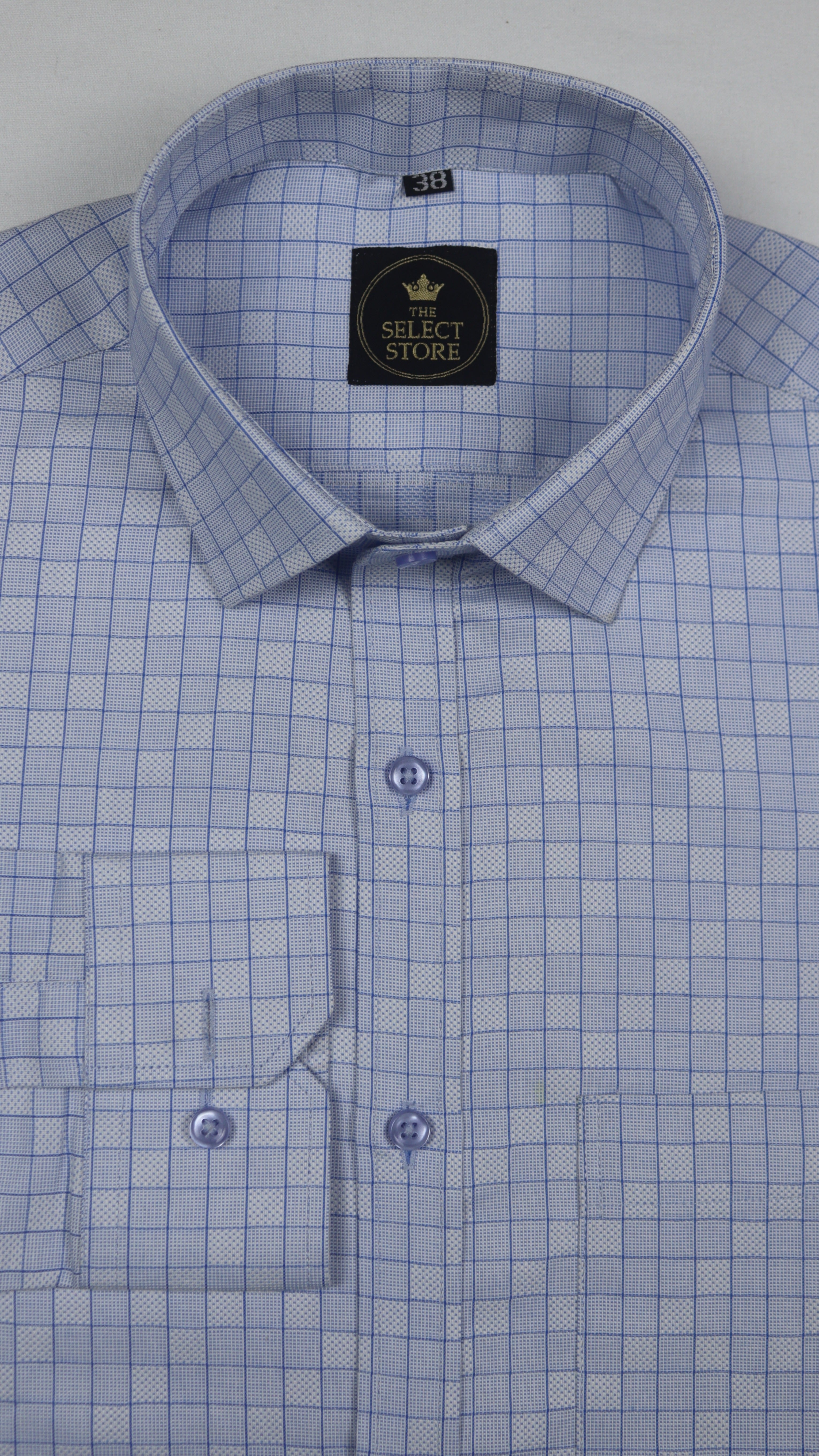 Blue Checks Lightweight Shirt