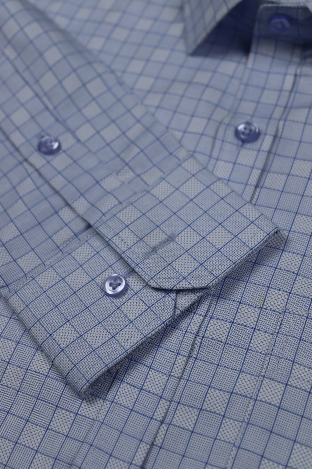 Blue Checks Lightweight Shirt